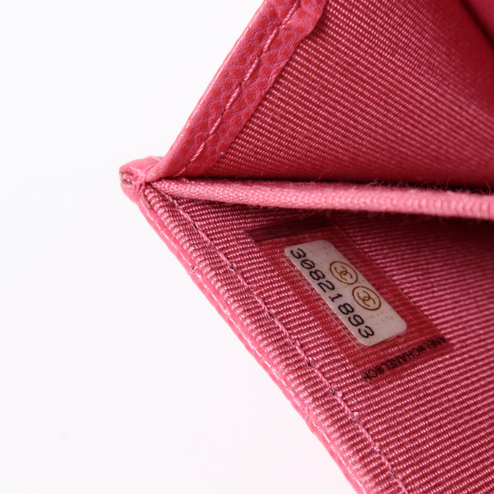 CHANEL 牛皮皮革Quiled Flap Card Holder On Chain鏈帶肩背袋