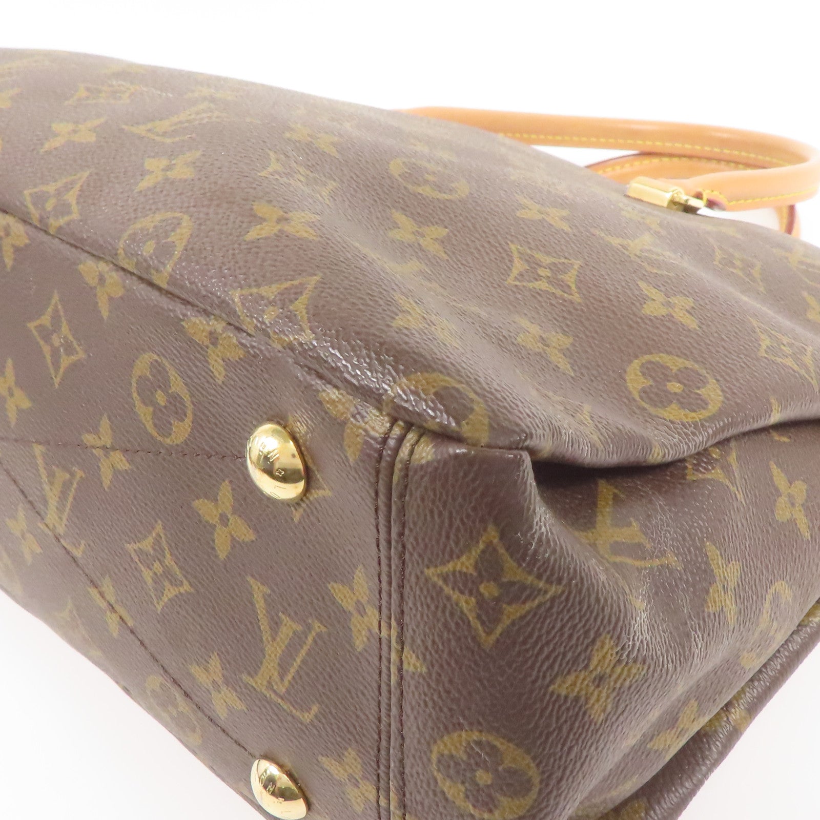 LOUIS VUITTON LV GHW Pallas MM 2way Shoulder Bag M43400 Monogram Brown/Pink