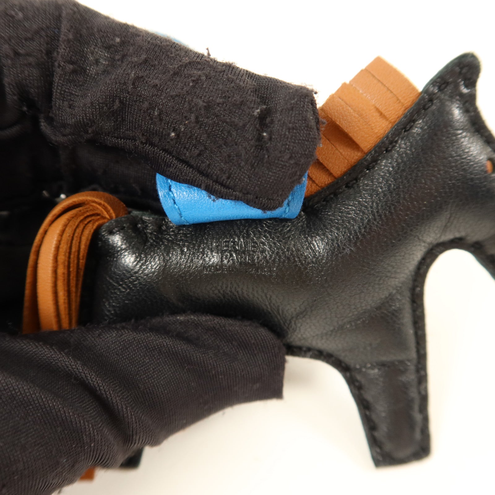 HERMES Milo皮革Rodeo PM掛飾