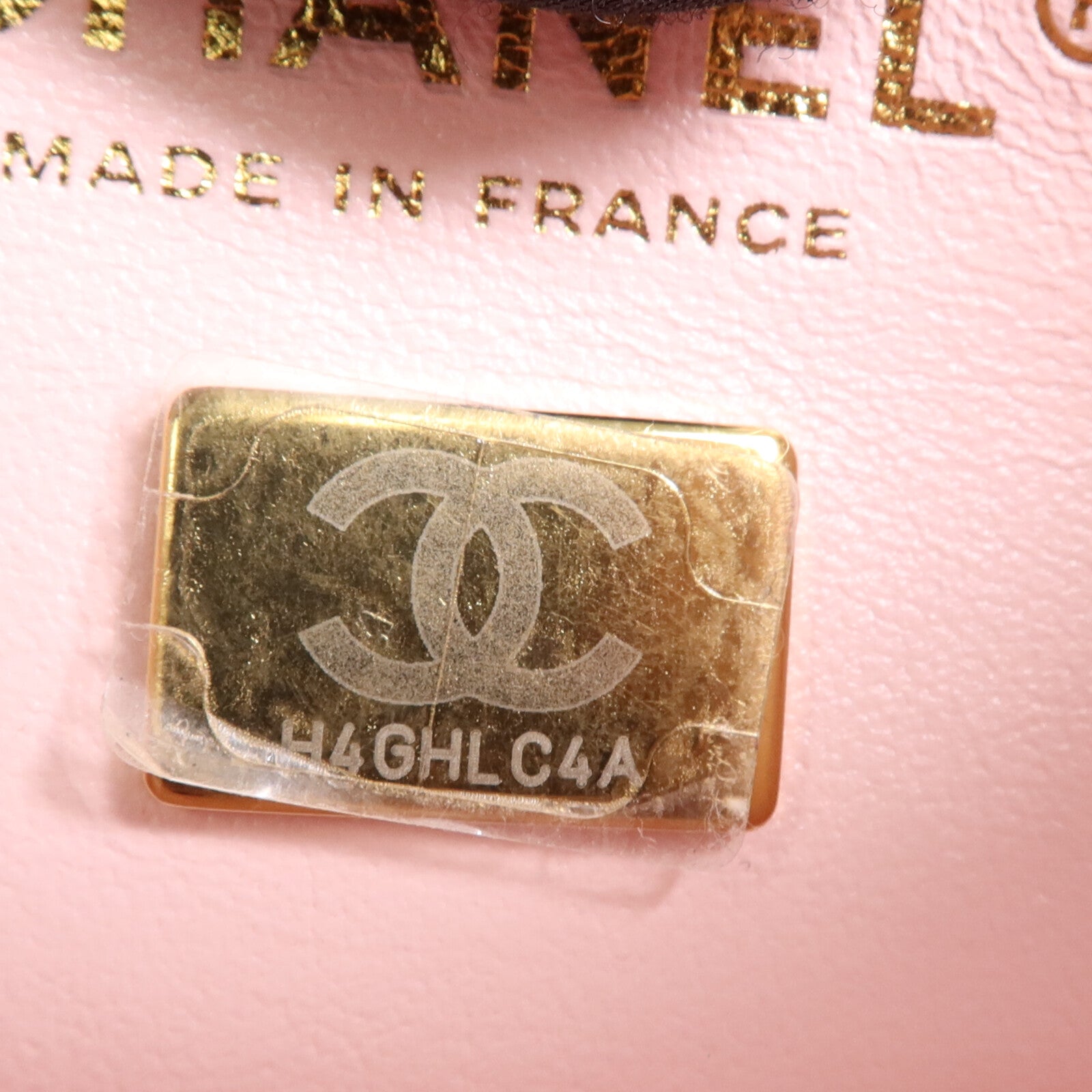 CHANEL 牛皮皮革Shoulder Bag金扣鏈帶肩背袋