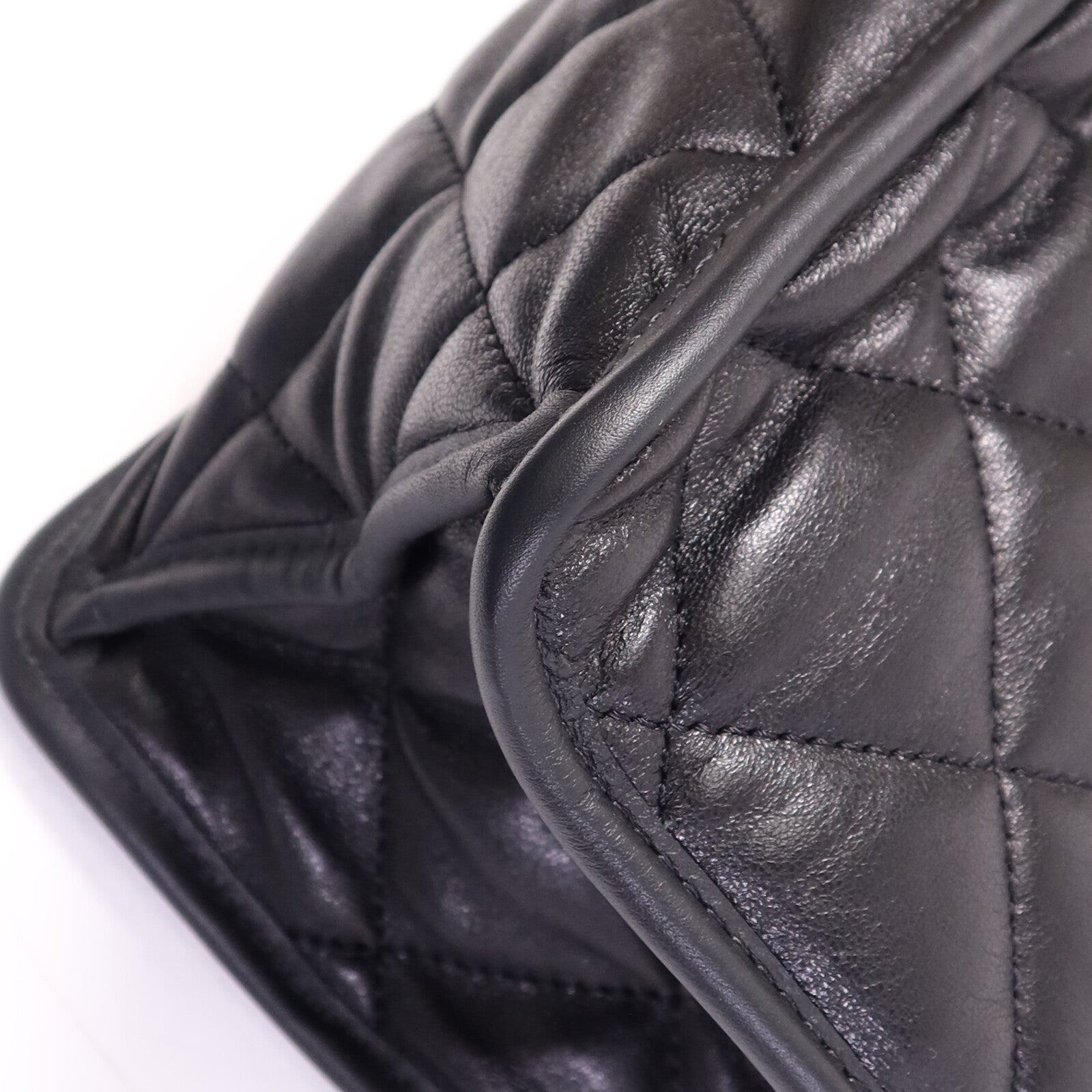 CHANEL 羊皮皮革Tote Bag金扣手挽袋