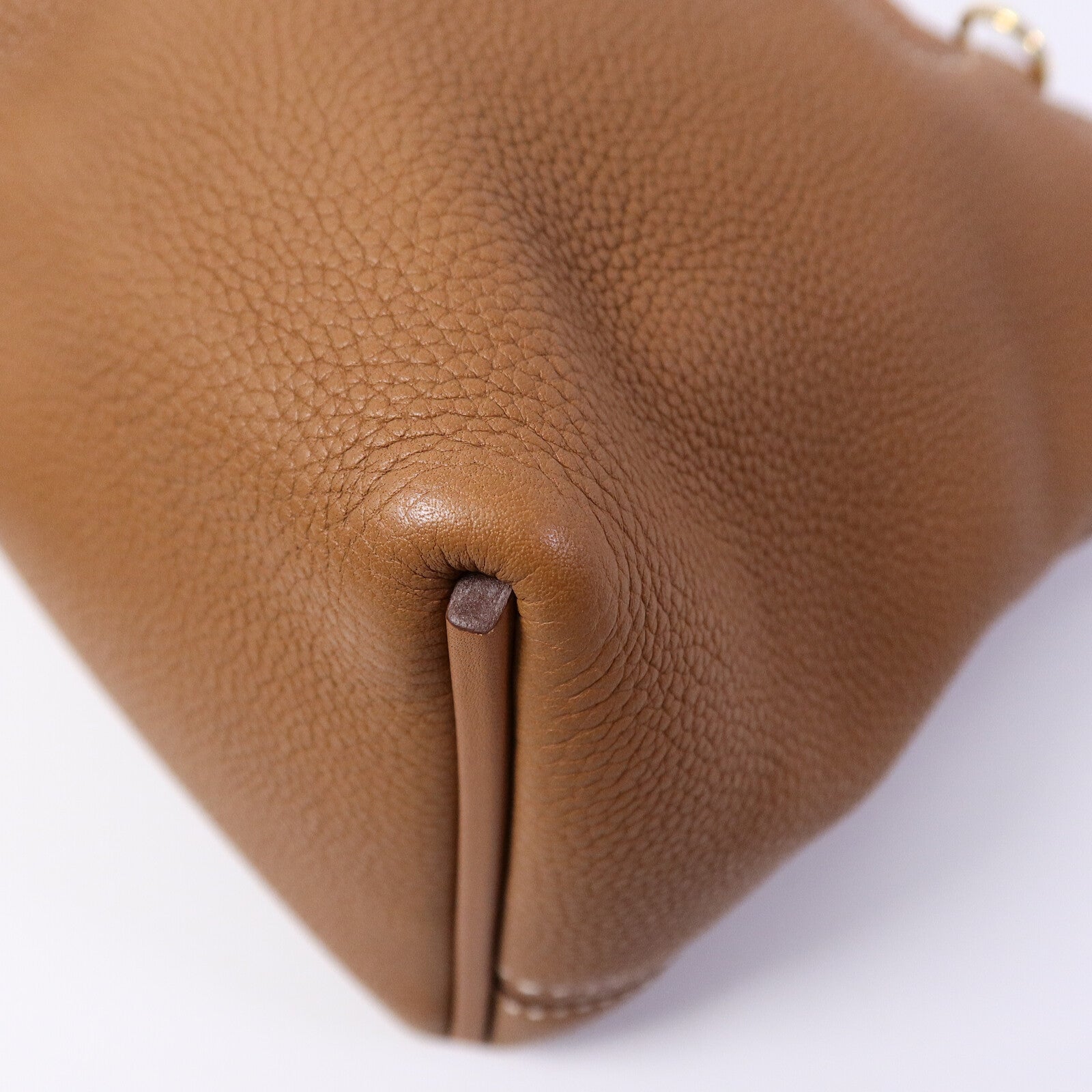 HERMES Clemence皮革24/24 29cm手挽肩背兩用袋Gold