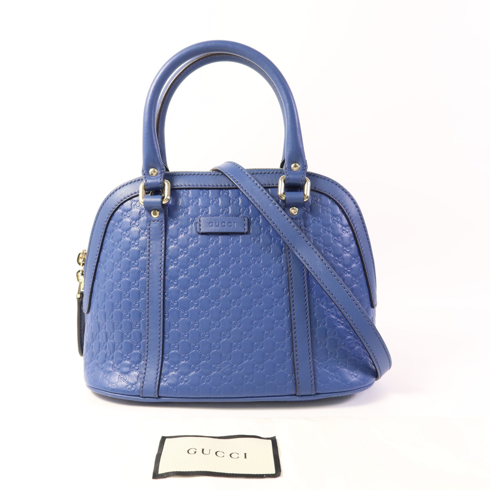 GUCCI 牛皮皮革2 Way Shoulder Bag金扣手挽肩背兩用袋