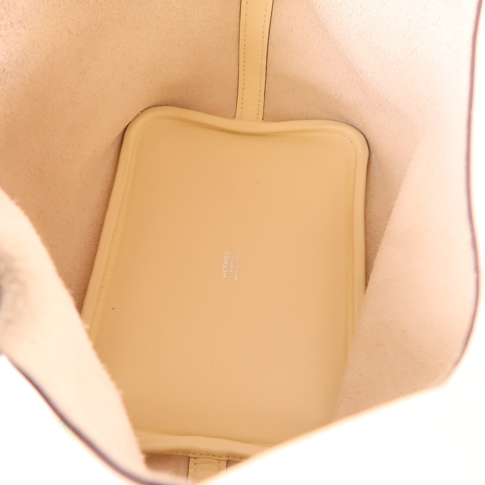 HERMES Swift皮革Lucky Daisy Picotin PM銀扣手挽袋Nata