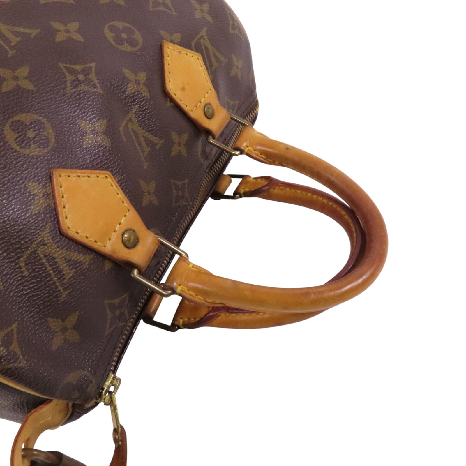 LOUIS VUITTON Monogram Speedy 25金扣手挽袋