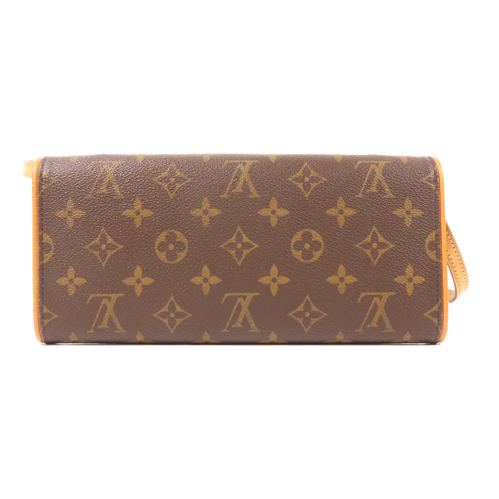 LOUIS VUITTON LV GHW Pochette Twin GM Shoulder Bag M51852 Monogram Brown