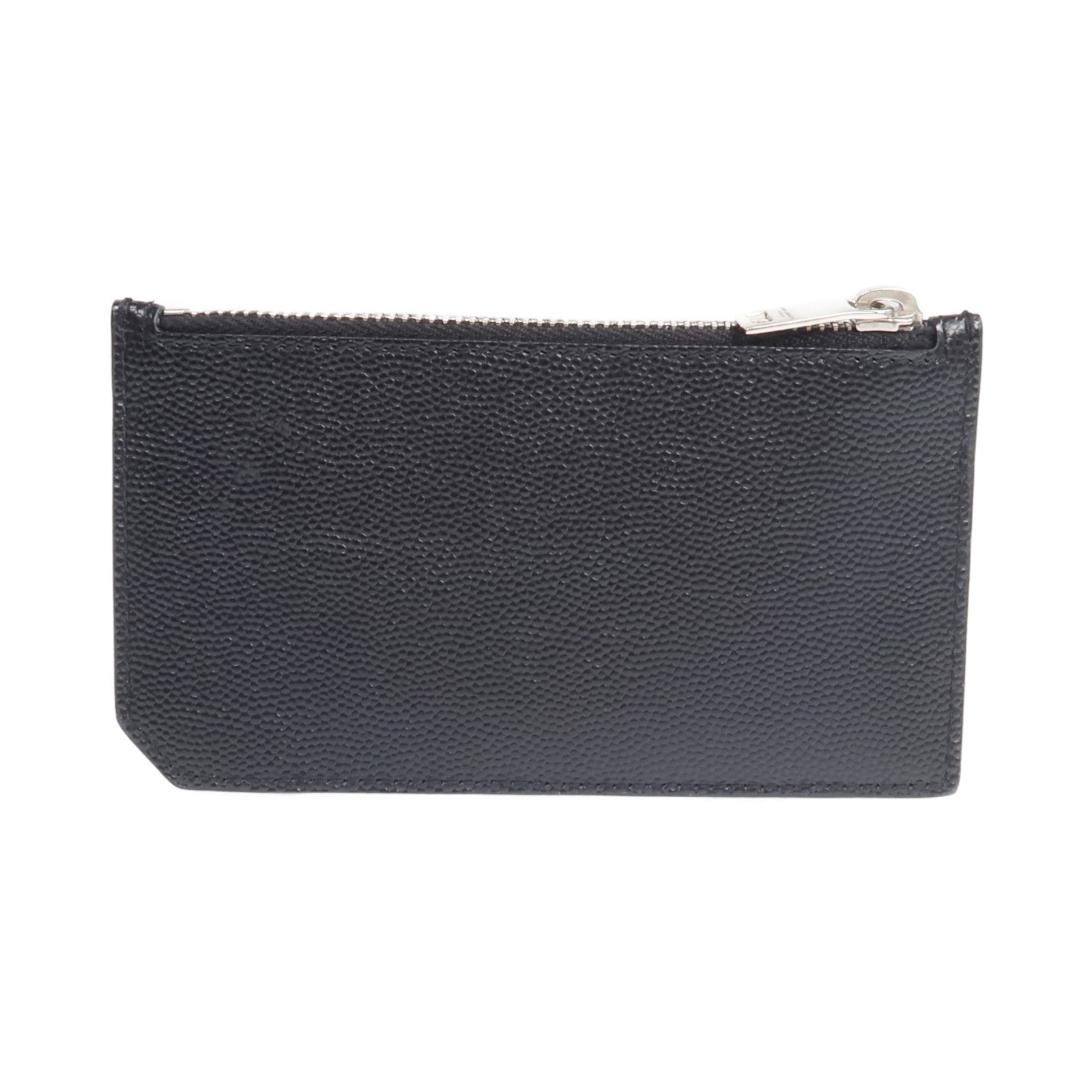 SAINT LAURENT 牛皮皮革Card Case銀扣卡片套
