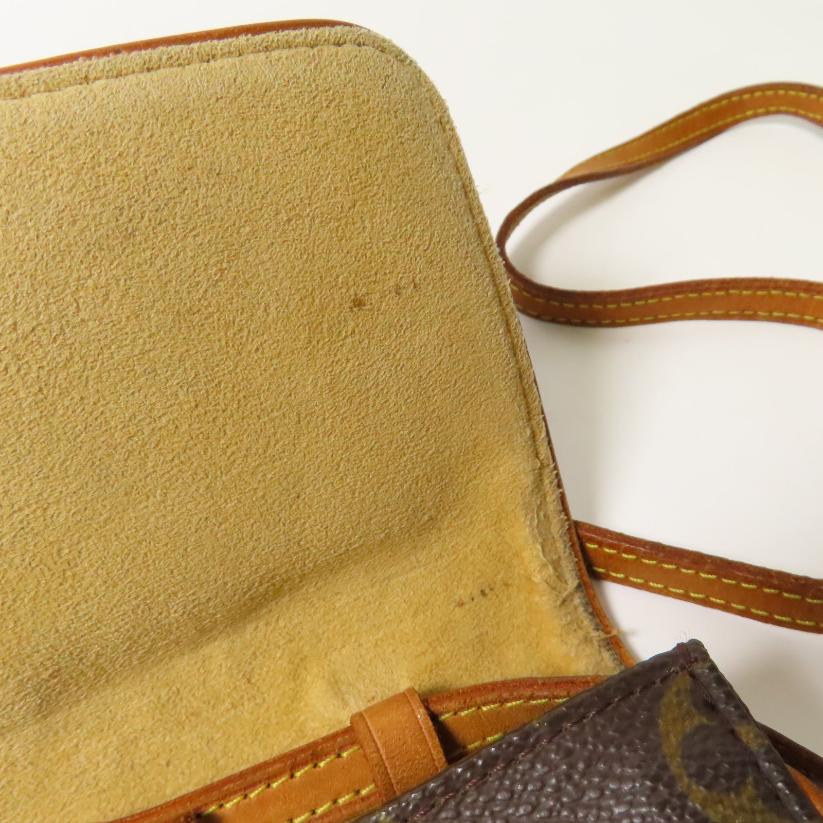 LOUIS VUITTON Monogram Pochette Twin GM金扣肩背袋啡色