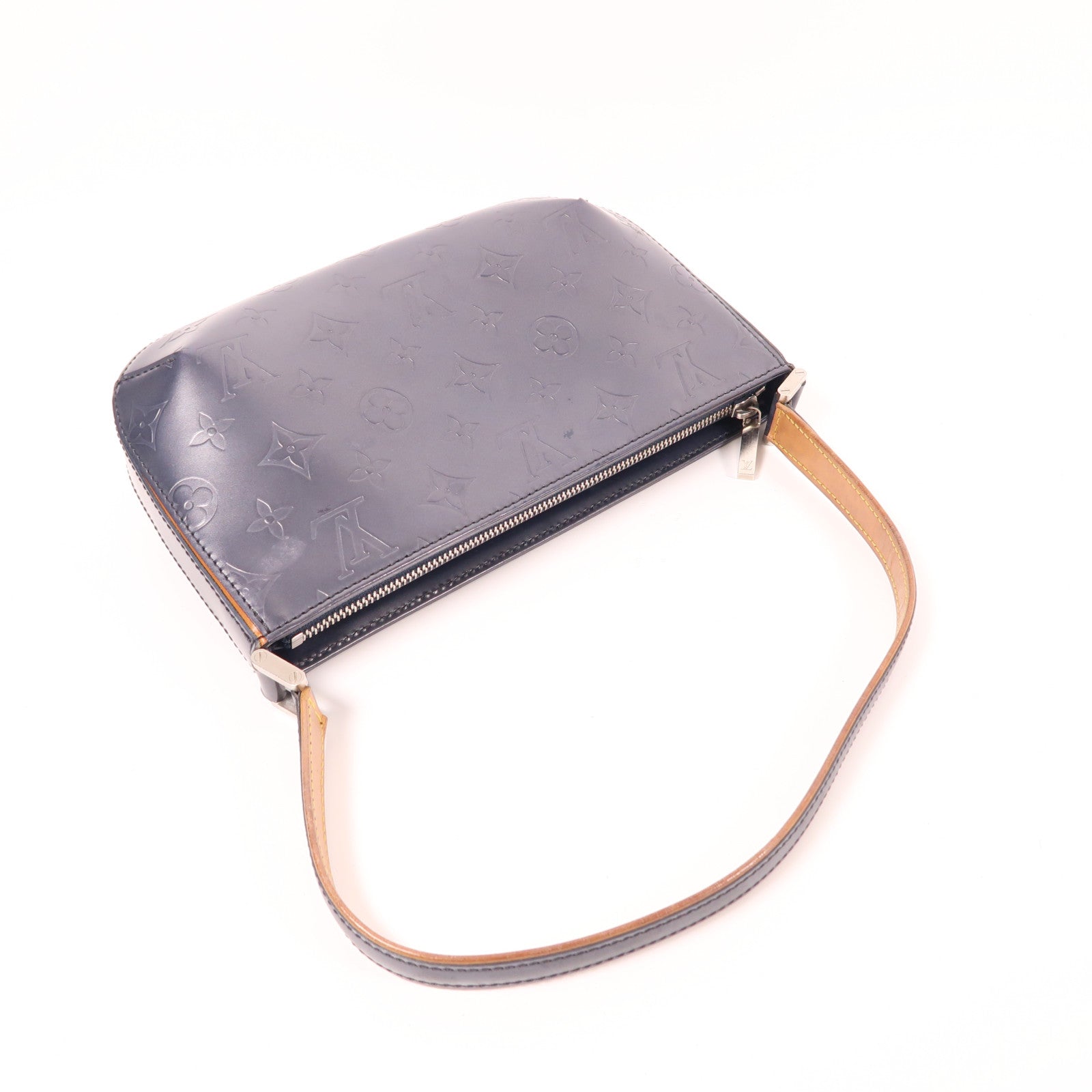 LOUIS VUITTON Monogram Mat Fowler銀扣肩背袋