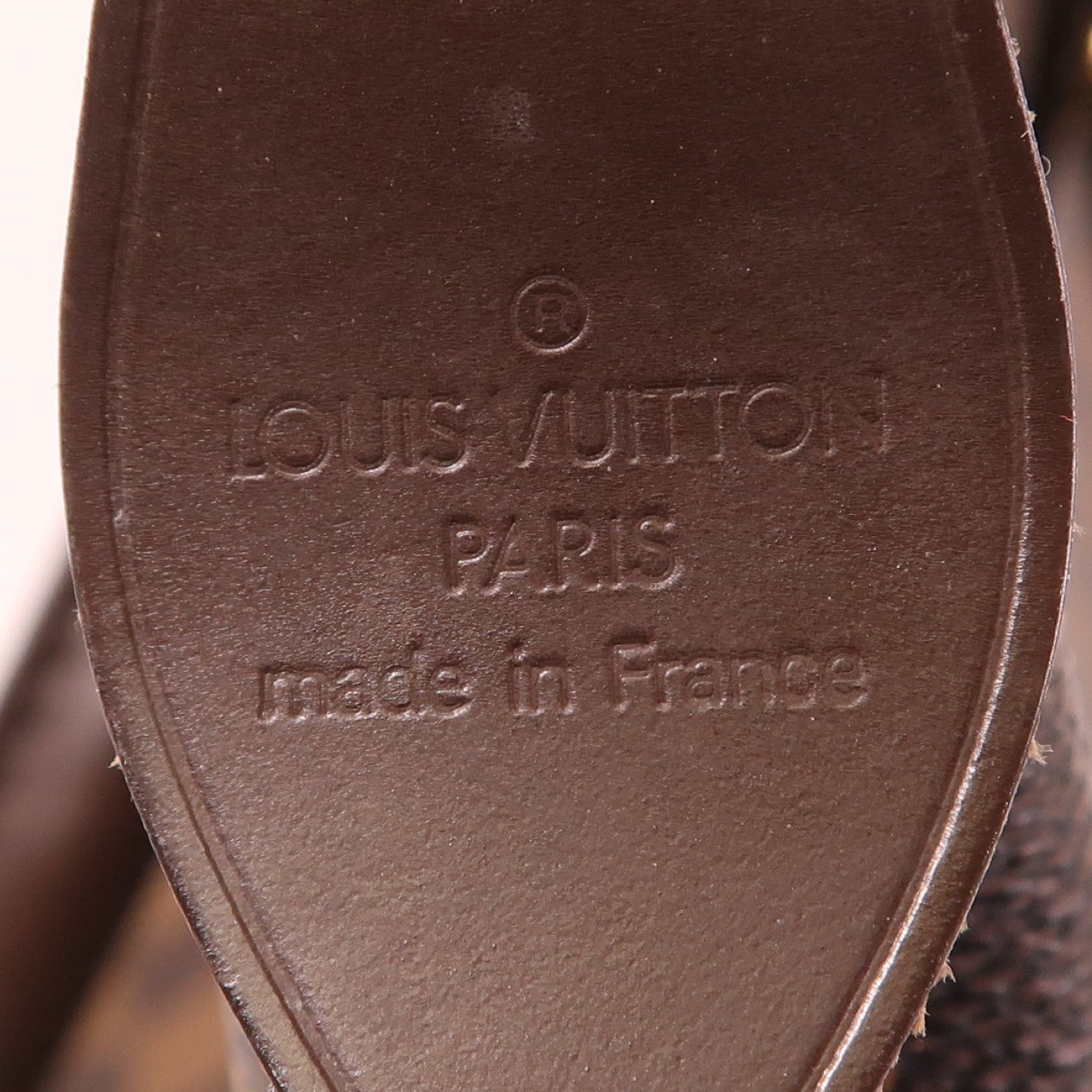 LOUIS VUITTON Damier Saleya MM金扣肩背袋/手挽袋