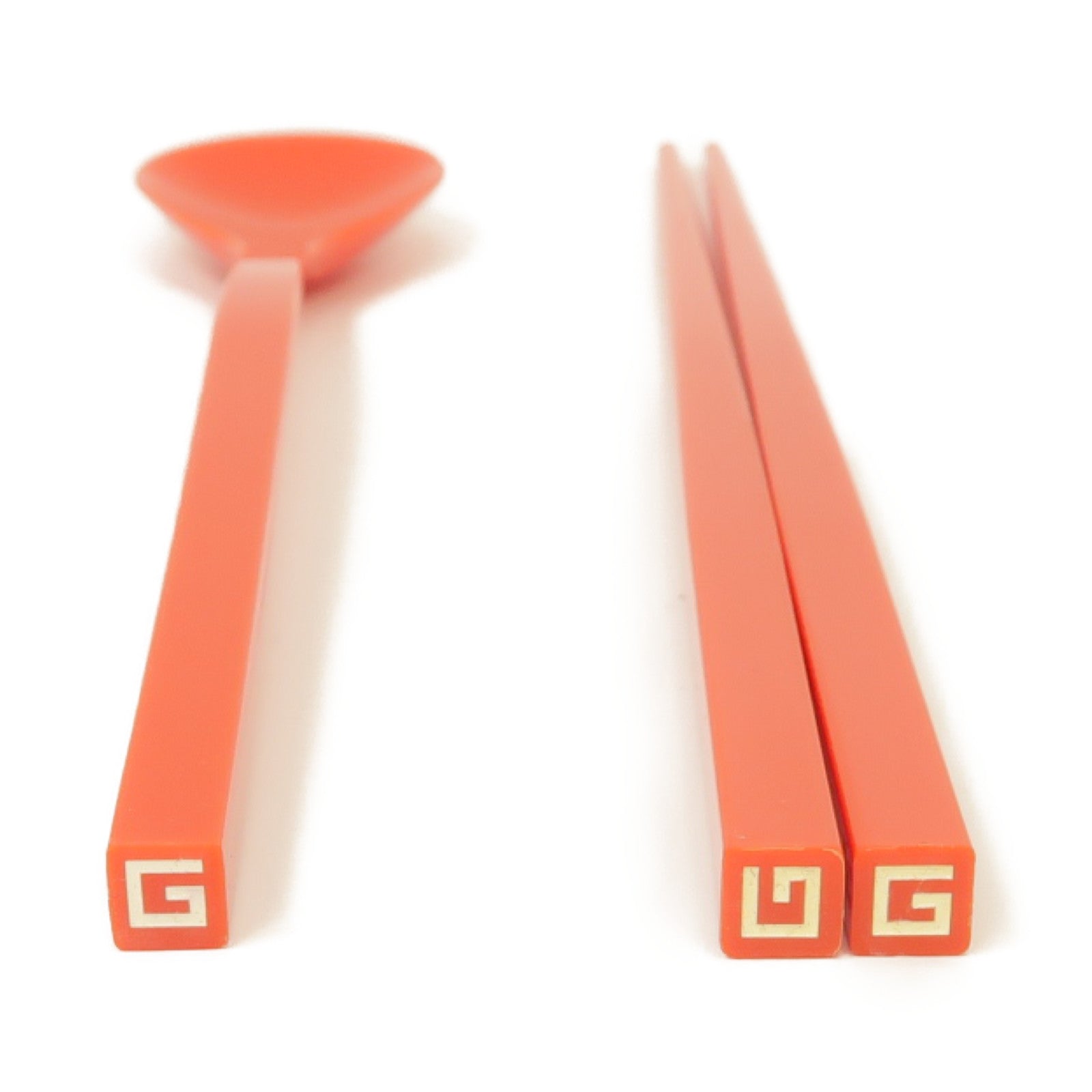 GUCCI 塑膠Cutlery Set筷子匙羹餐具套裝紅色