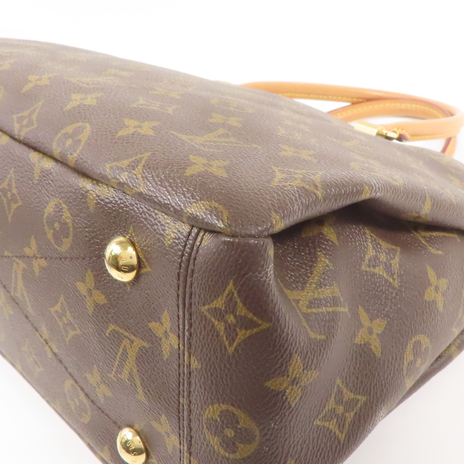 LOUIS VUITTON LV GHW Pallas MM 2way Shoulder Bag M43400 Monogram Brown/Pink