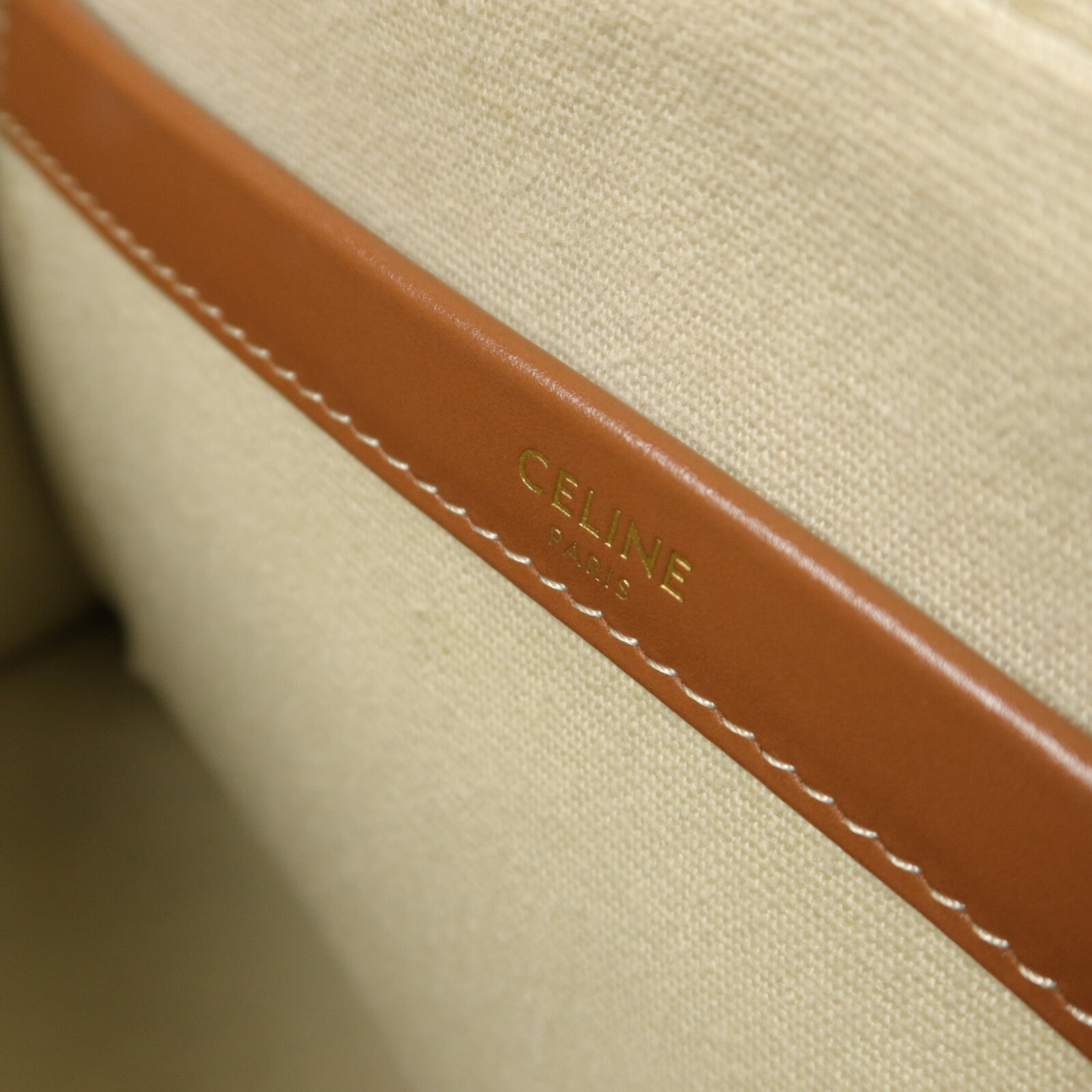 CELINE 帆布Small Cabas Thais手挽肩背兩用袋