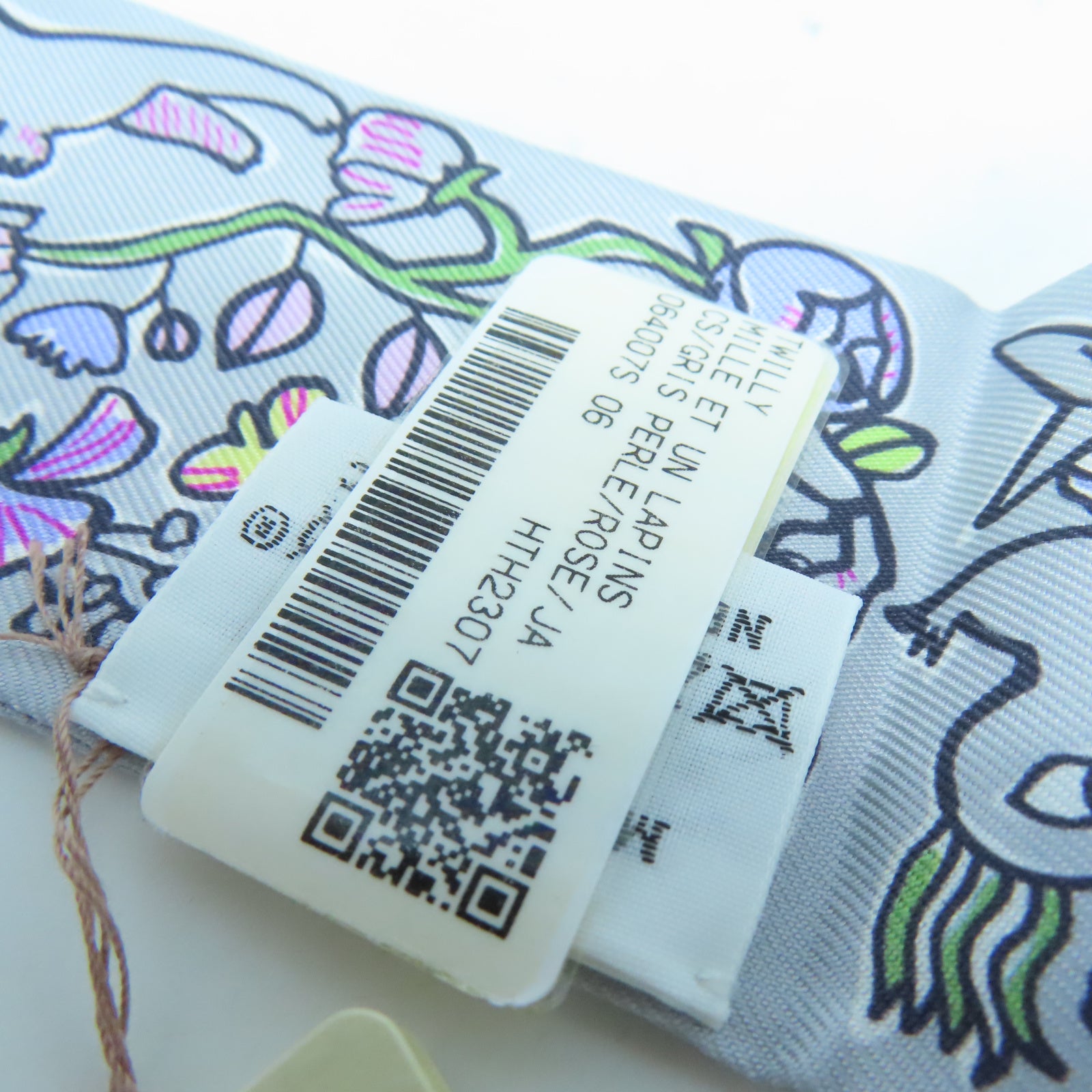 HERMES 【激減優惠】絲質Twilly Scarf絲巾藍色