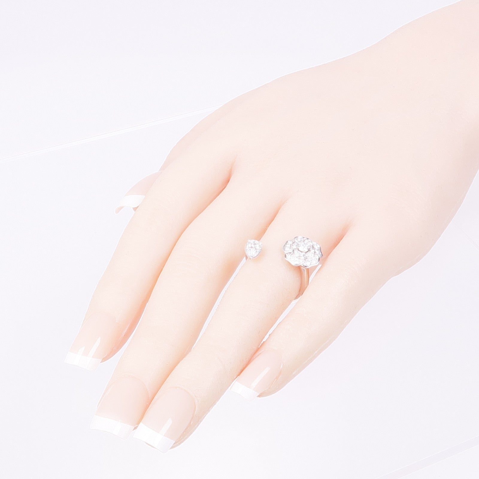 CHANEL 18K白金Cameila Precieux Ring鑽石戒指Chanel#52/US#6
