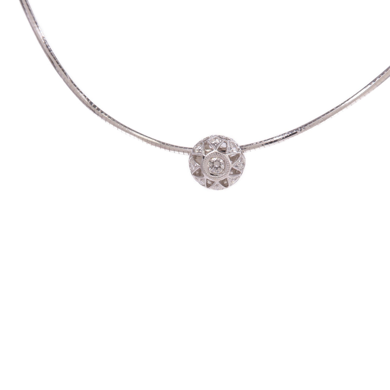JEWELRY 【激減優惠】18K白金Diamond Necklace鑽石項鍊