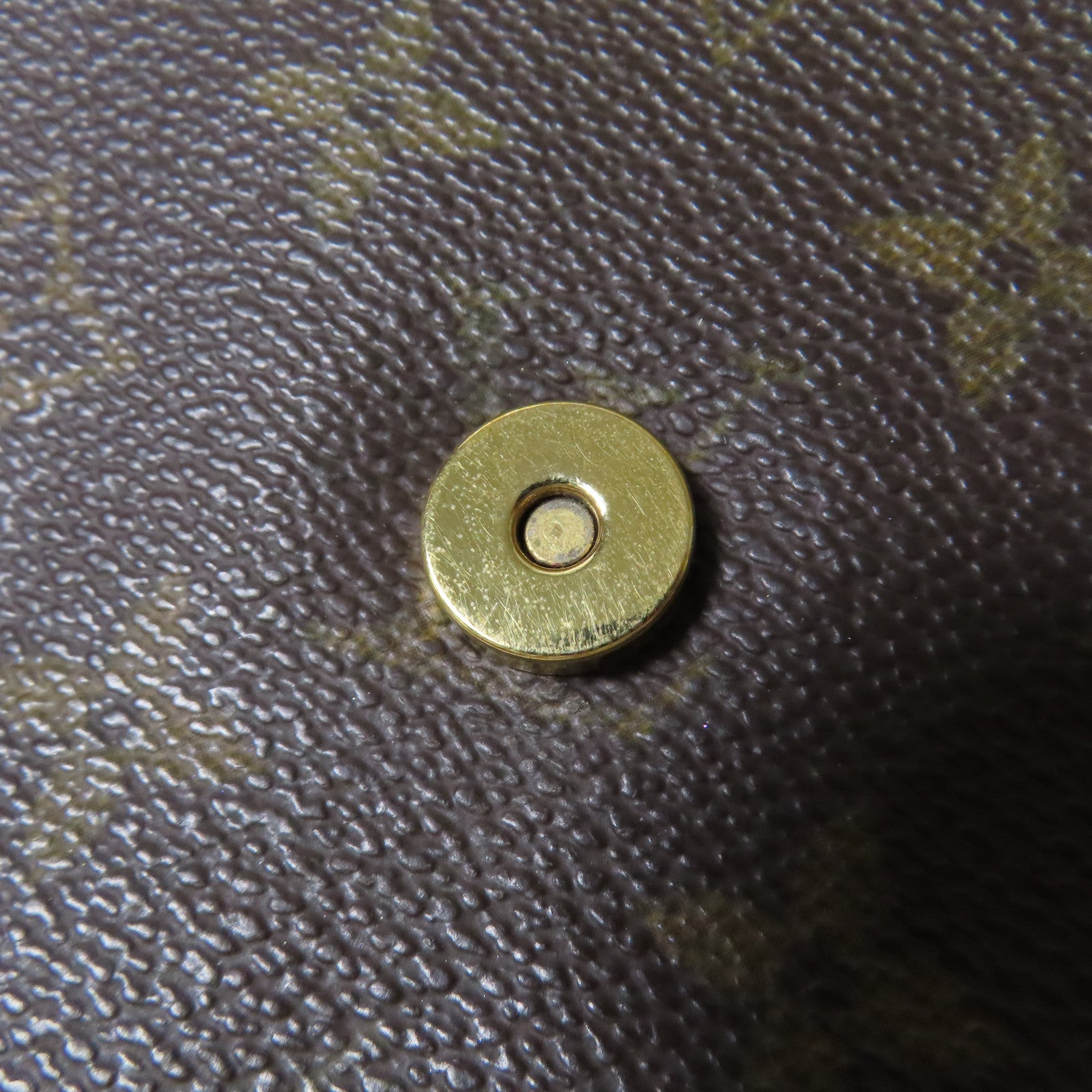 LOUIS VUITTON Monogram Pochette Twin GM金扣肩背袋啡色