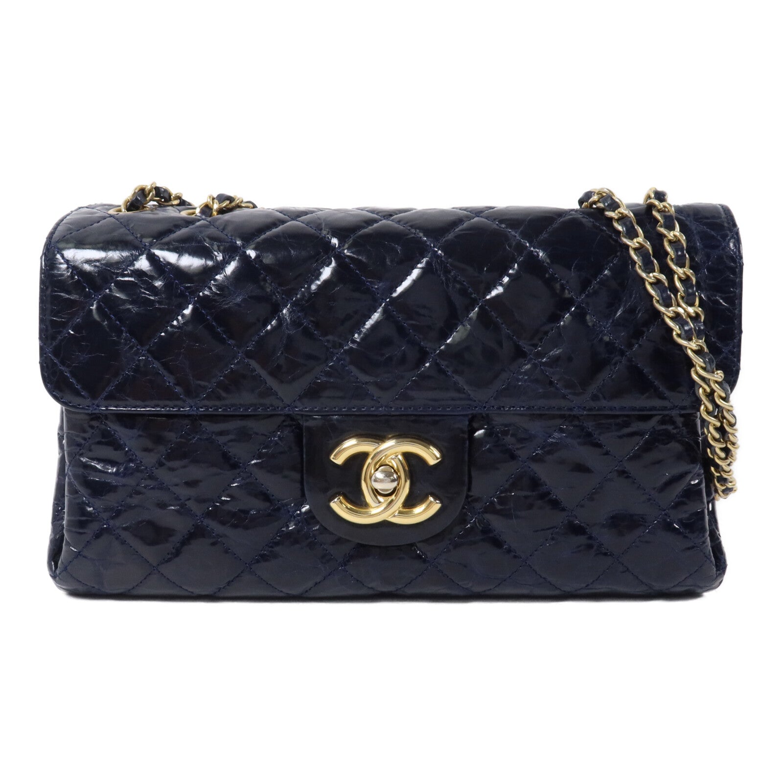 CHANEL 牛皮皮革Chain Shoulder Bag鏈帶肩背袋