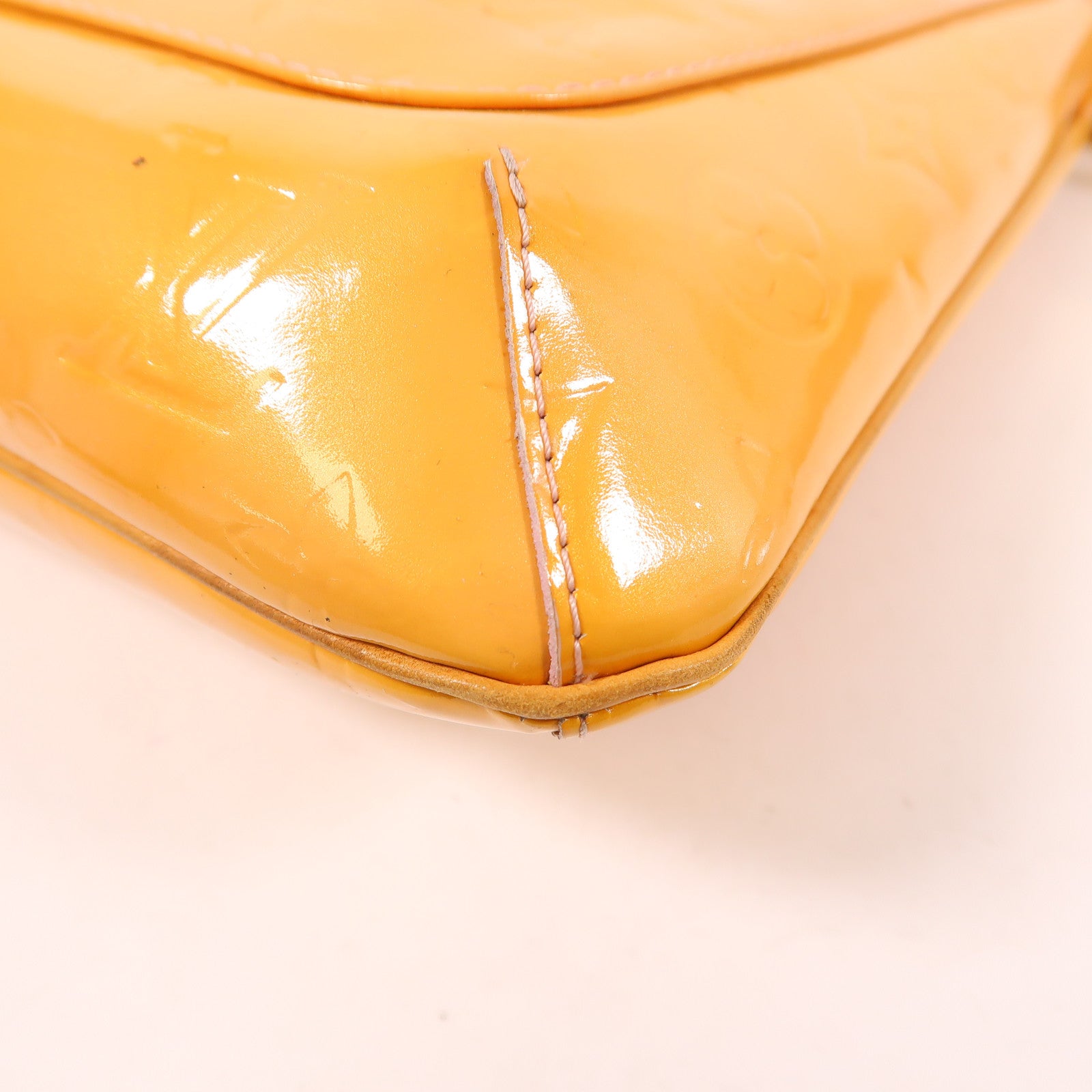 LOUIS VUITTON LV GHW Thompson Street Shoulder Bag M91124 Monogram Vernis Yellow