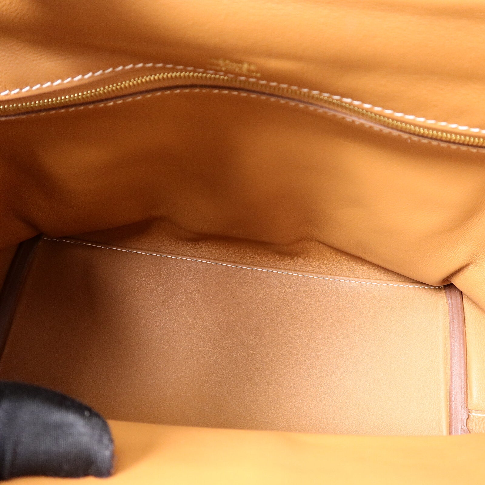 HERMES Clemence皮革24/24 29cm手挽肩背兩用袋Gold