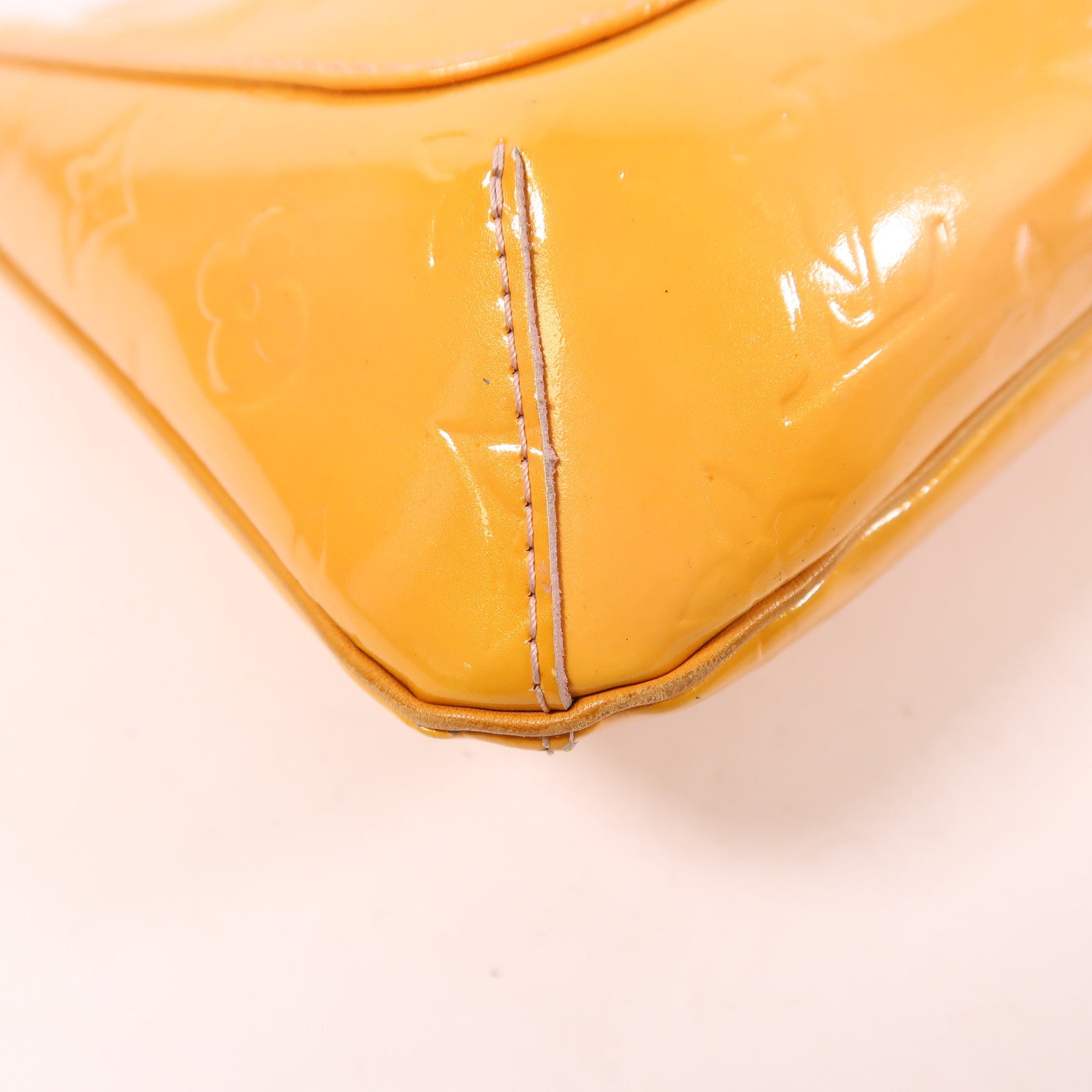 LOUIS VUITTON LV GHW Thompson Street Shoulder Bag M91124 Monogram Vernis Yellow
