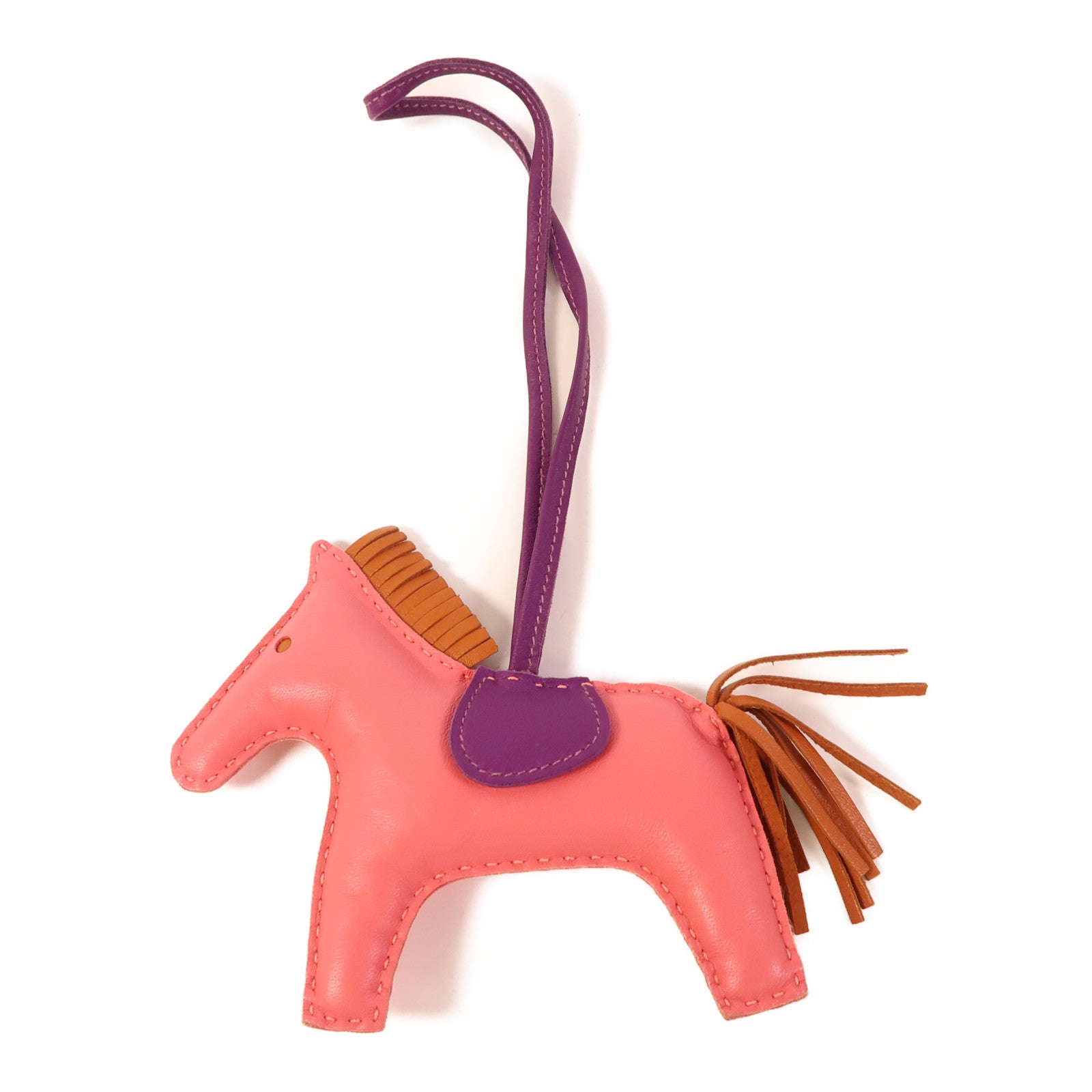 HERMES Milo皮革Rodeo GM掛飾