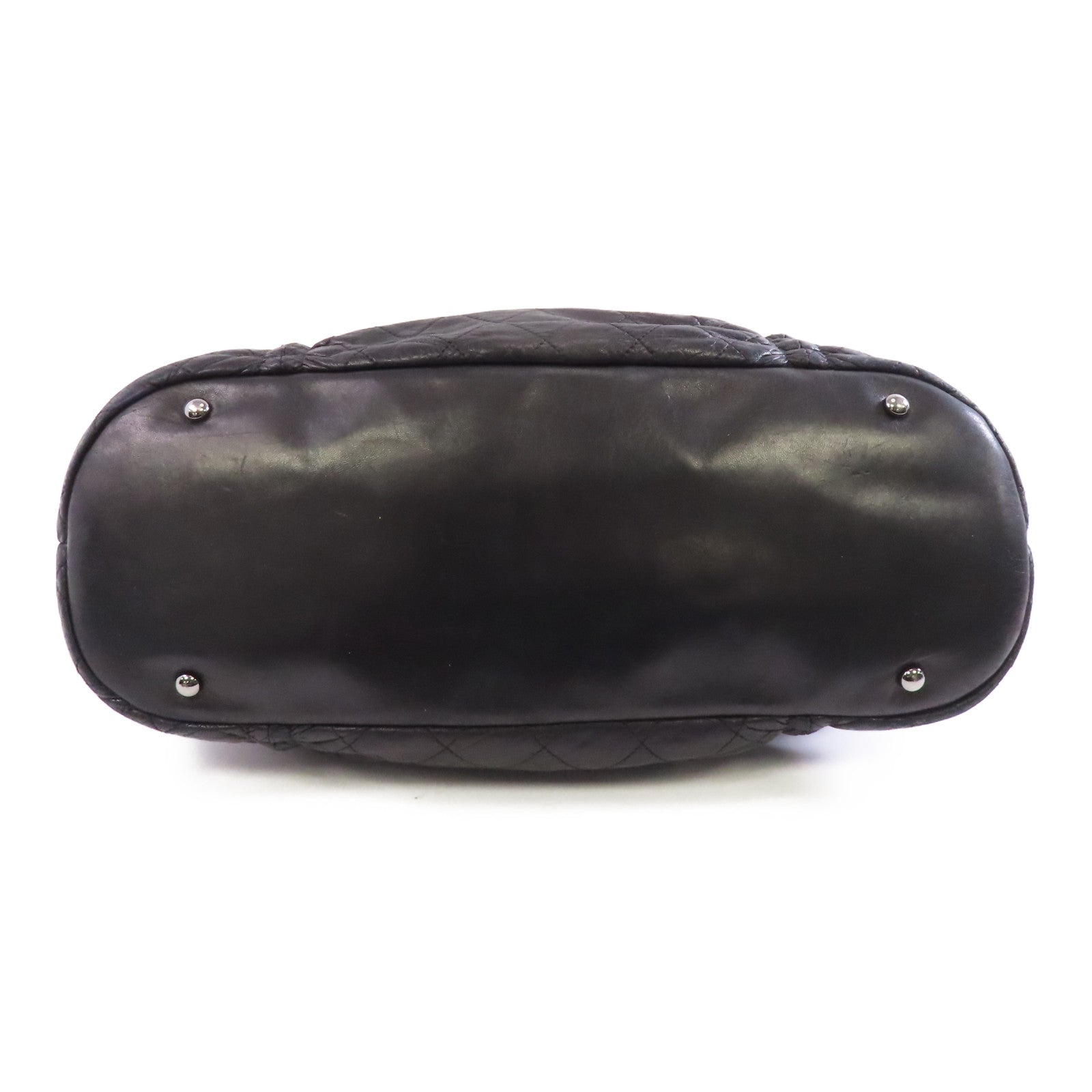 CHANEL 【激減優惠】菱格羊皮皮革Chain Shoulder Bag銀扣鏈帶肩背袋黑色