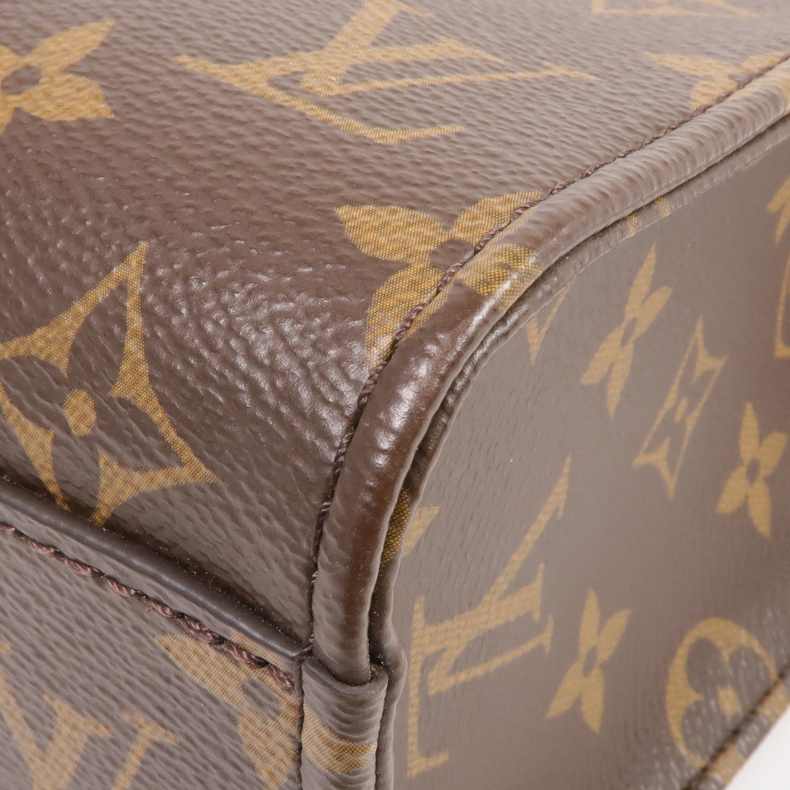 LOUIS VUITTON Monogram Sac Plat BB金扣手挽肩背兩用袋