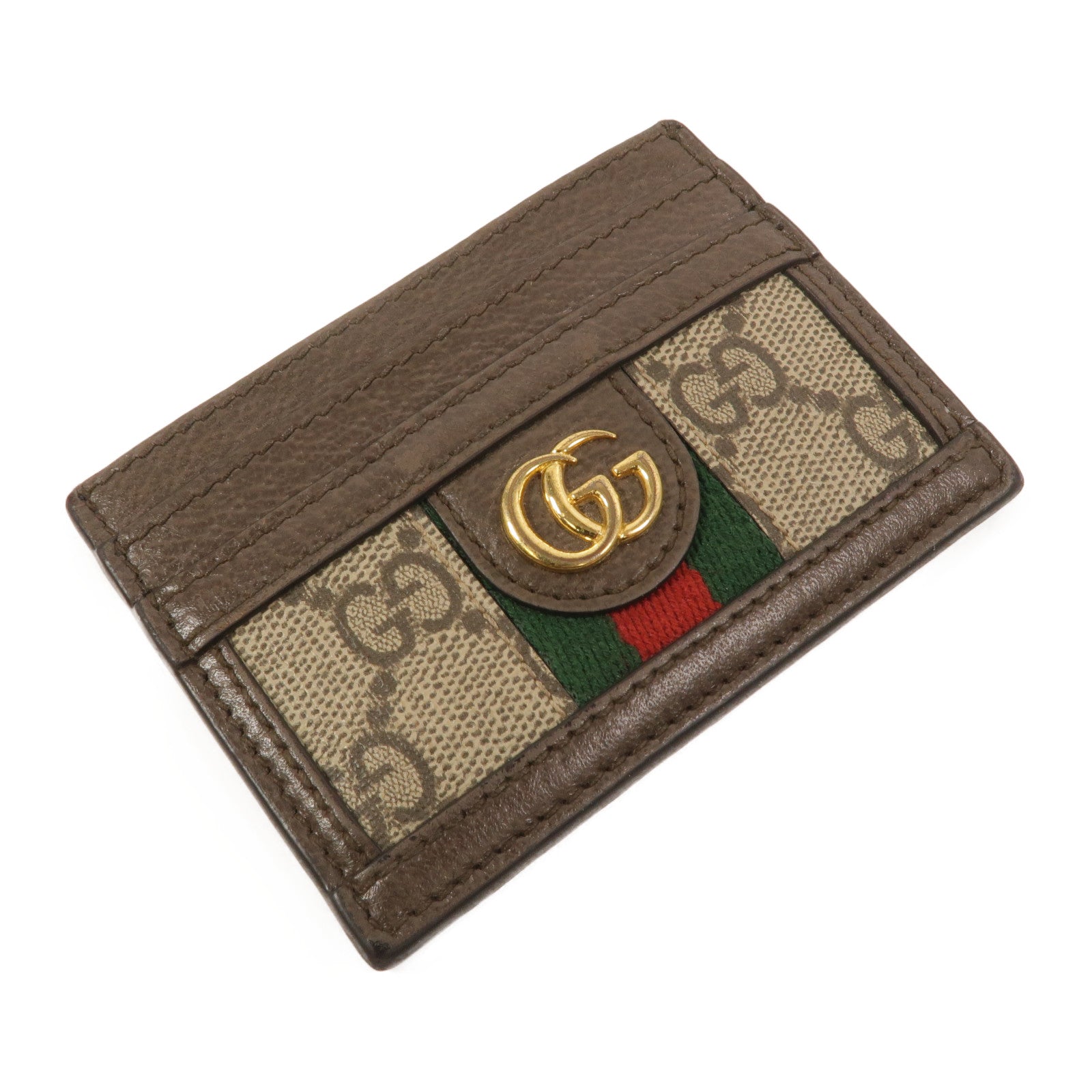 GUCCI 塗層帆布Ophidia GG Card Case卡片套