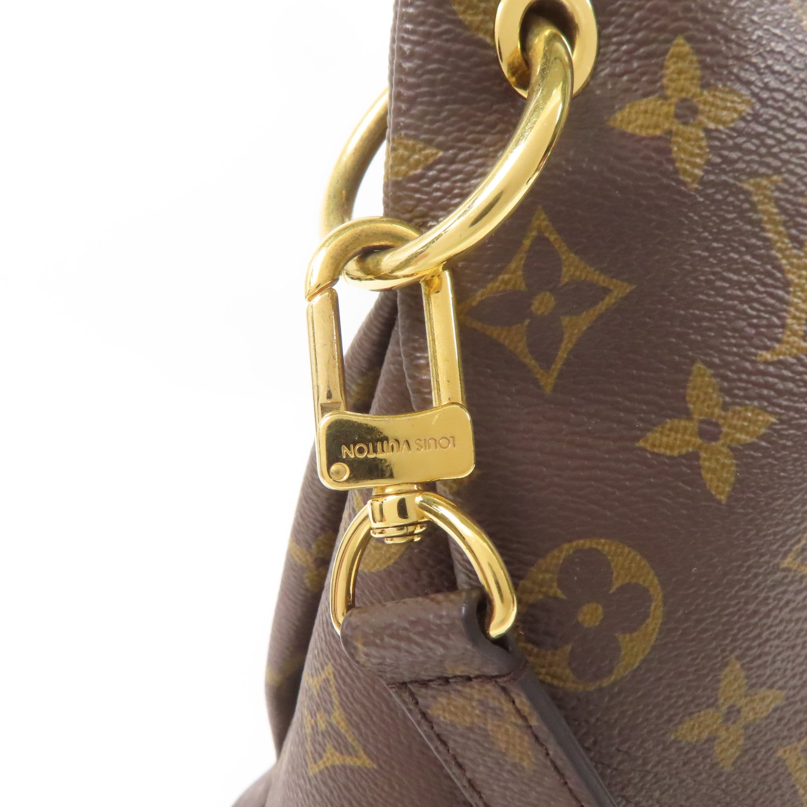 LOUIS VUITTON LV GHW Pallas MM 2way Shoulder Bag M43400 Monogram Brown/Pink