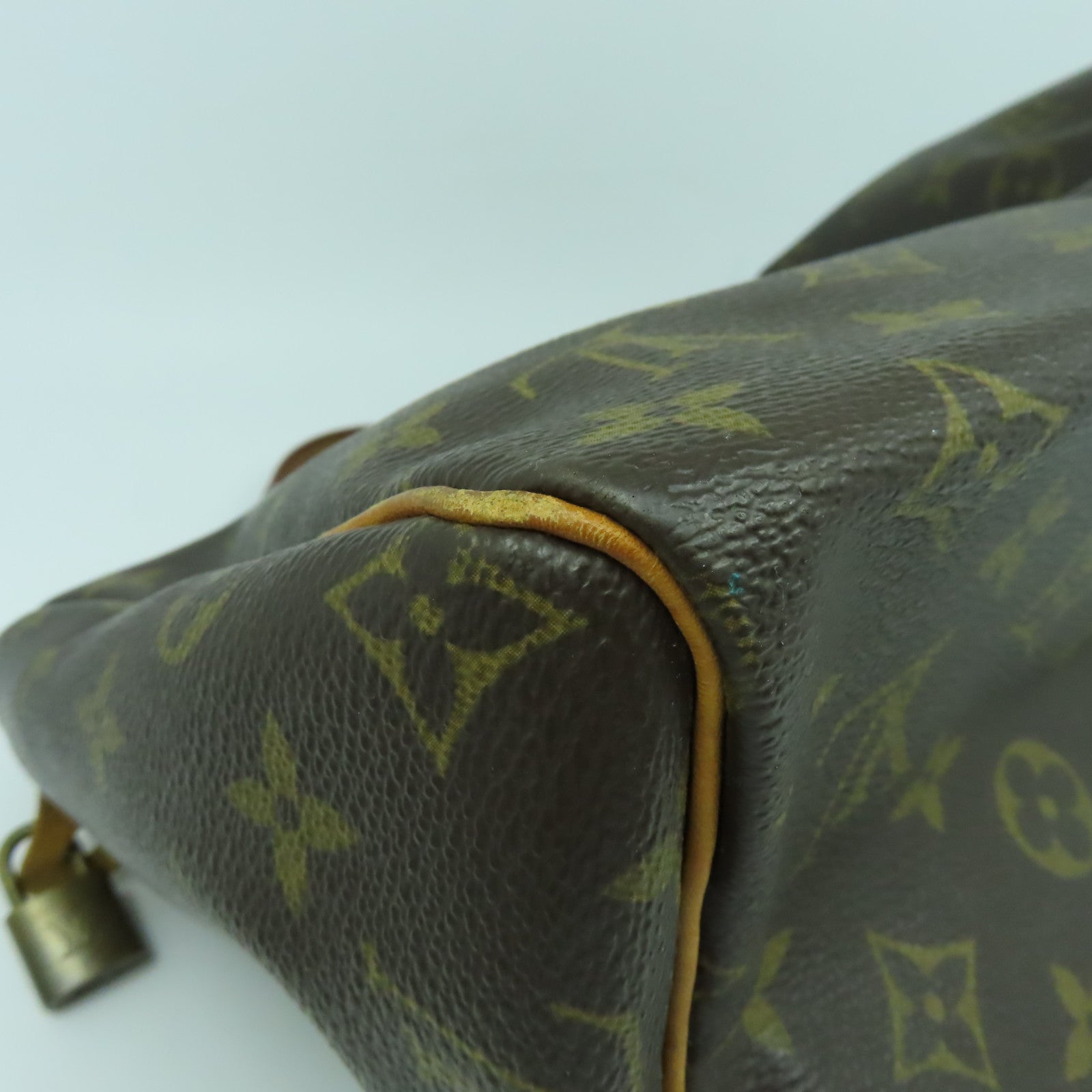 LOUIS VUITTON 【激減優惠】Monogram Speedy 30金扣手挽袋啡色