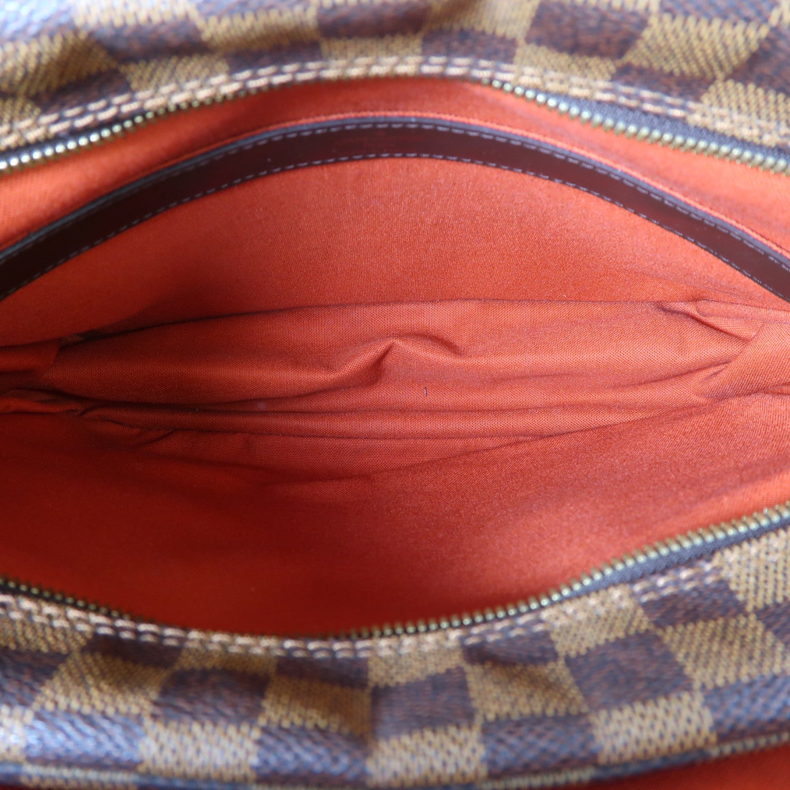 LOUIS VUITTON Damier Naviglio金扣肩背袋啡色