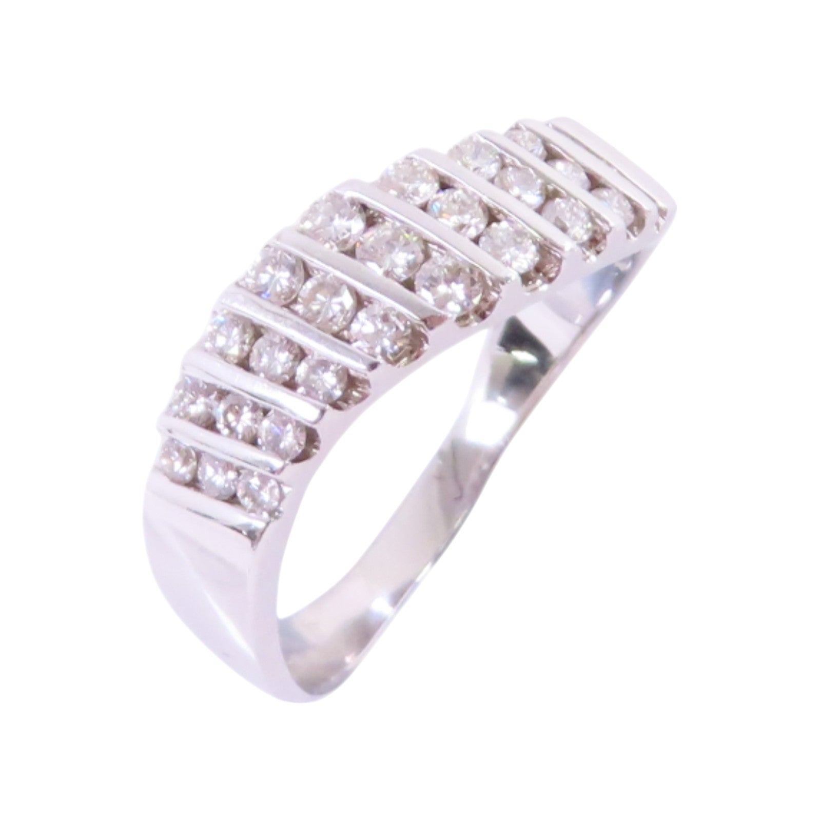JEWELRY 18K白金/鑽石Diamond Ring戒指US#7.75