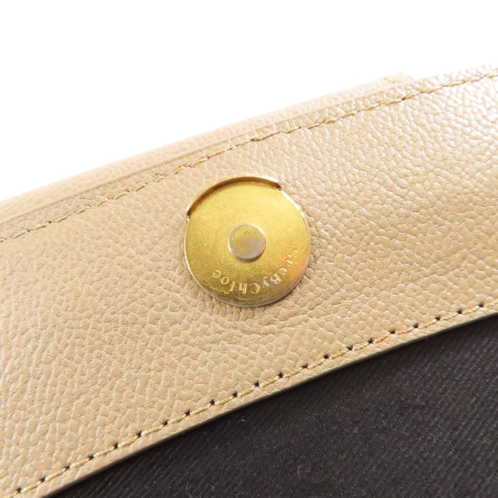 Chloe 【激減優惠】牛皮皮革Shoulder Bag金扣鏈帶肩背袋