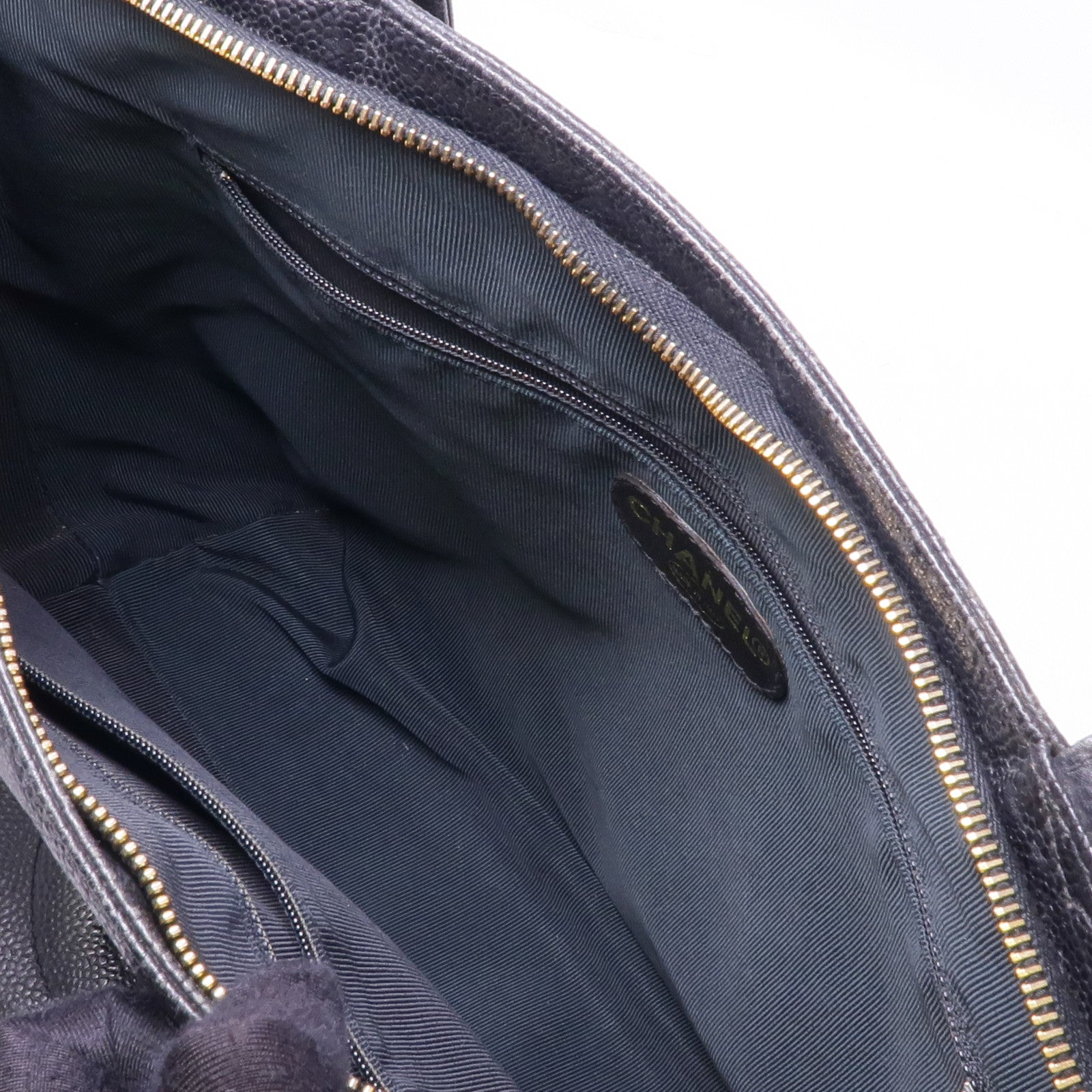 CHANEL 牛皮皮革Shoulder Tote金扣肩背袋/手挽袋