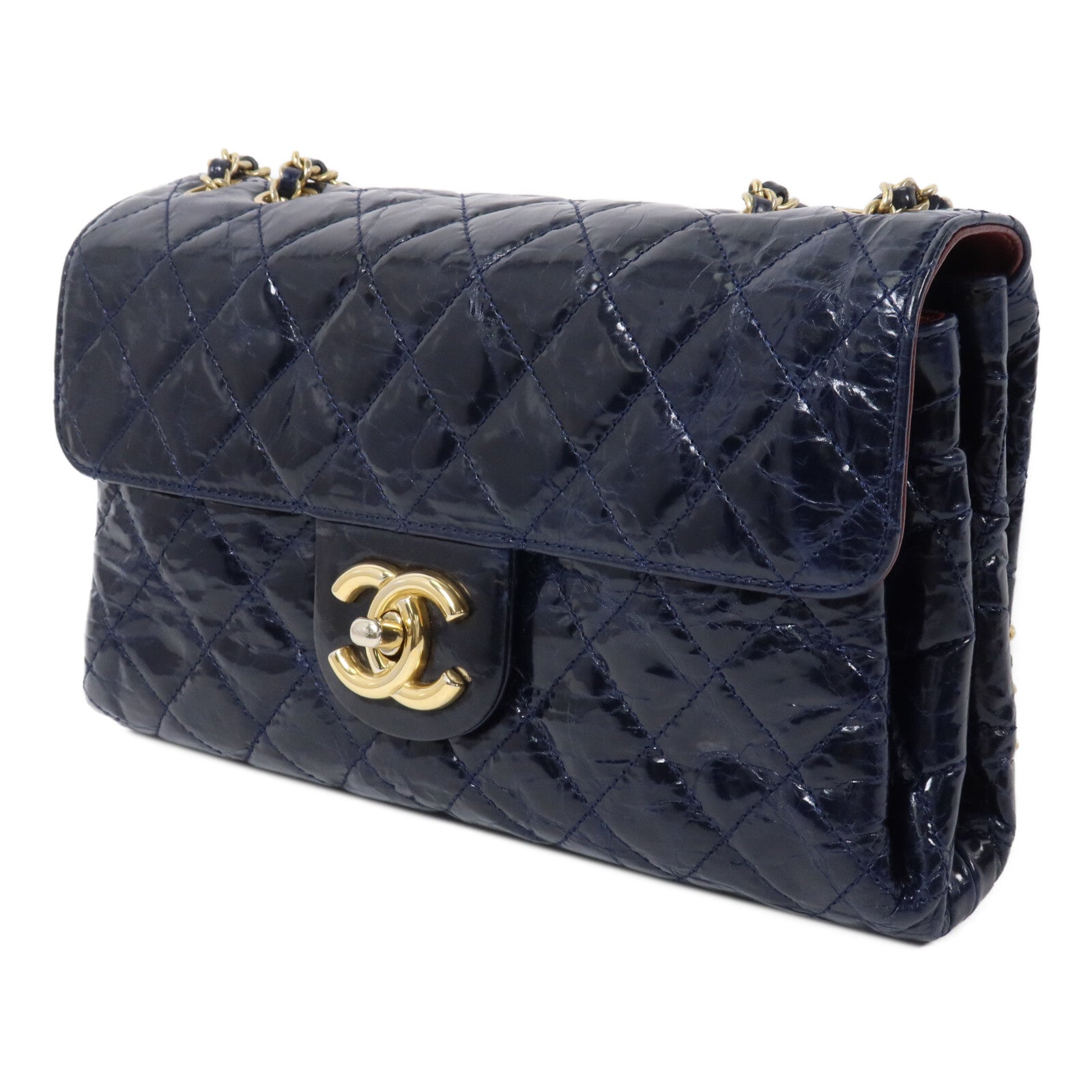 CHANEL 牛皮皮革Chain Shoulder Bag鏈帶肩背袋