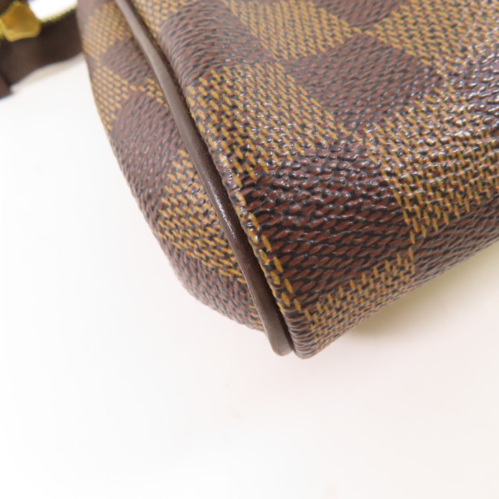 LOUIS VUITTON Damier Eva金扣手挽肩背兩用袋棕色