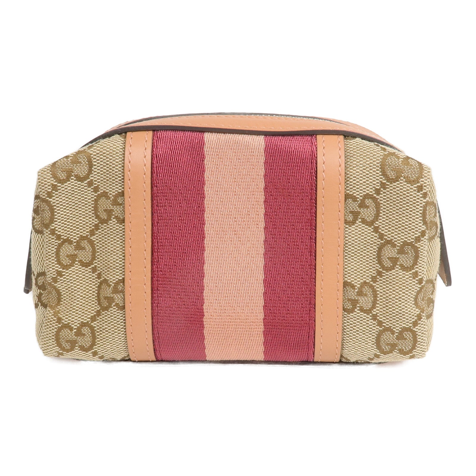 GUCCI 帆布/皮革Pouch手拿包