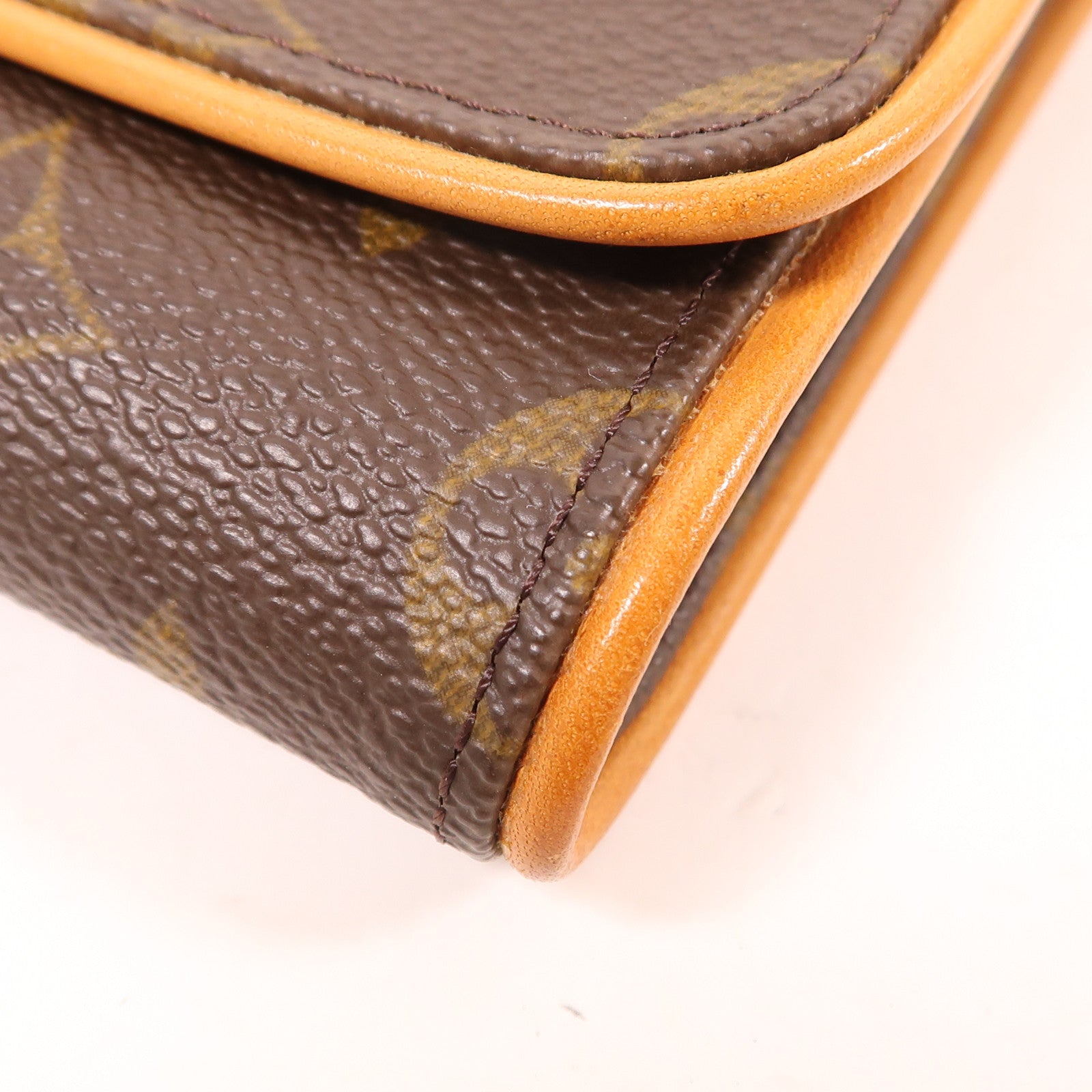 LOUIS VUITTON LV GHW Pochette Twin GM Shoulder Bag M51852 Monogram Brown