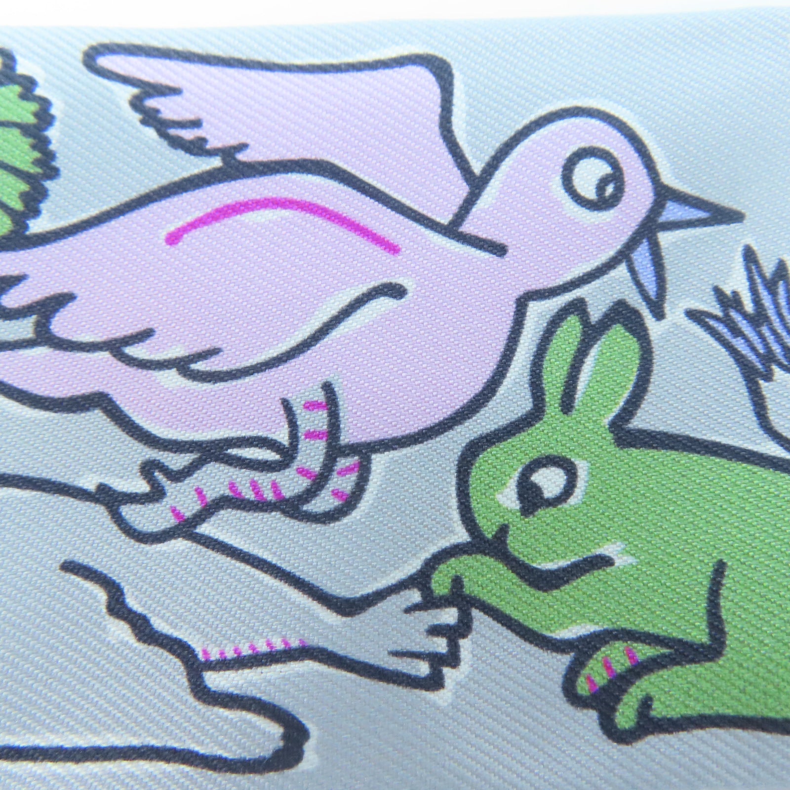 HERMES 【激減優惠】絲質Twilly Scarf絲巾藍色