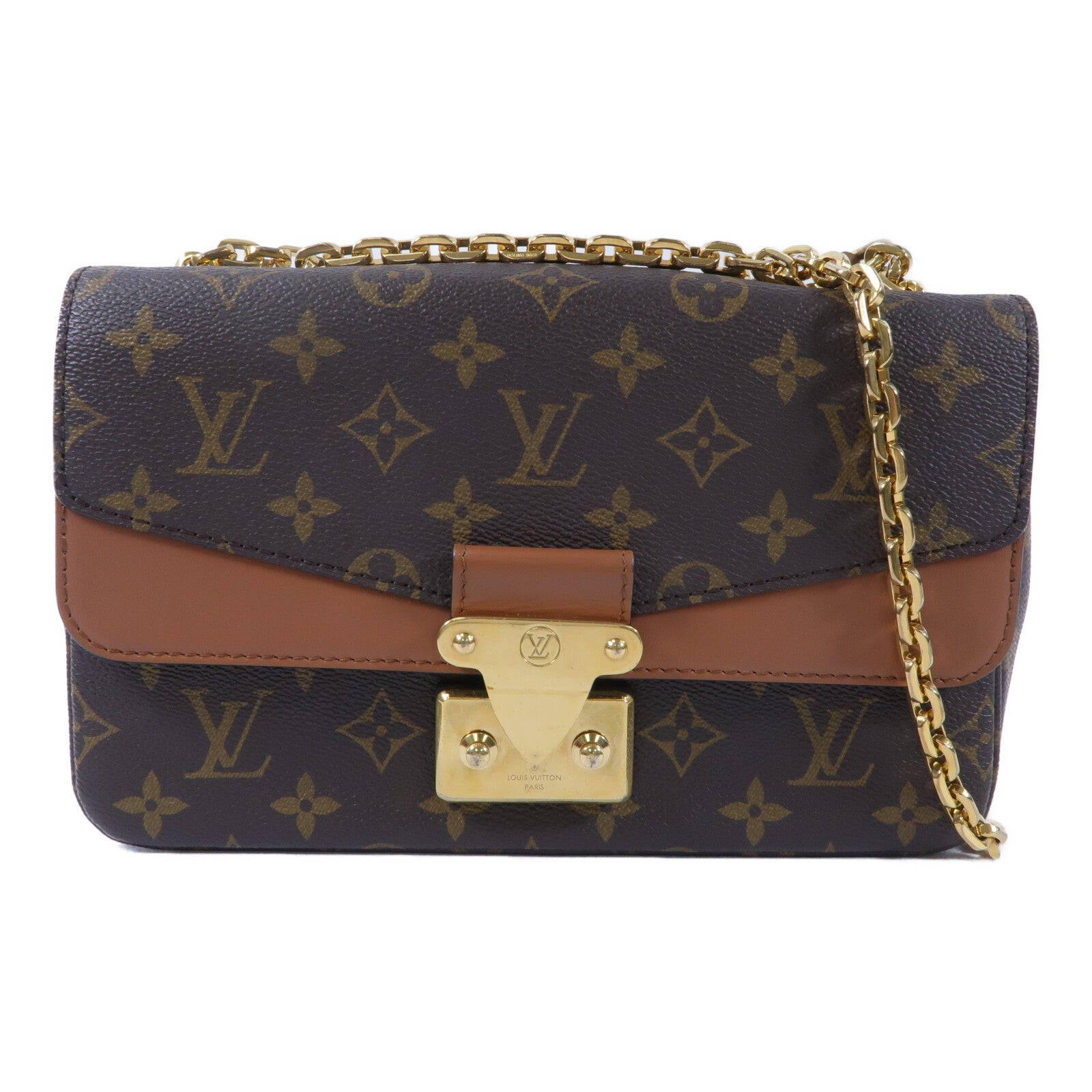 LOUIS VUITTON Monogram Marceau鏈帶肩背袋