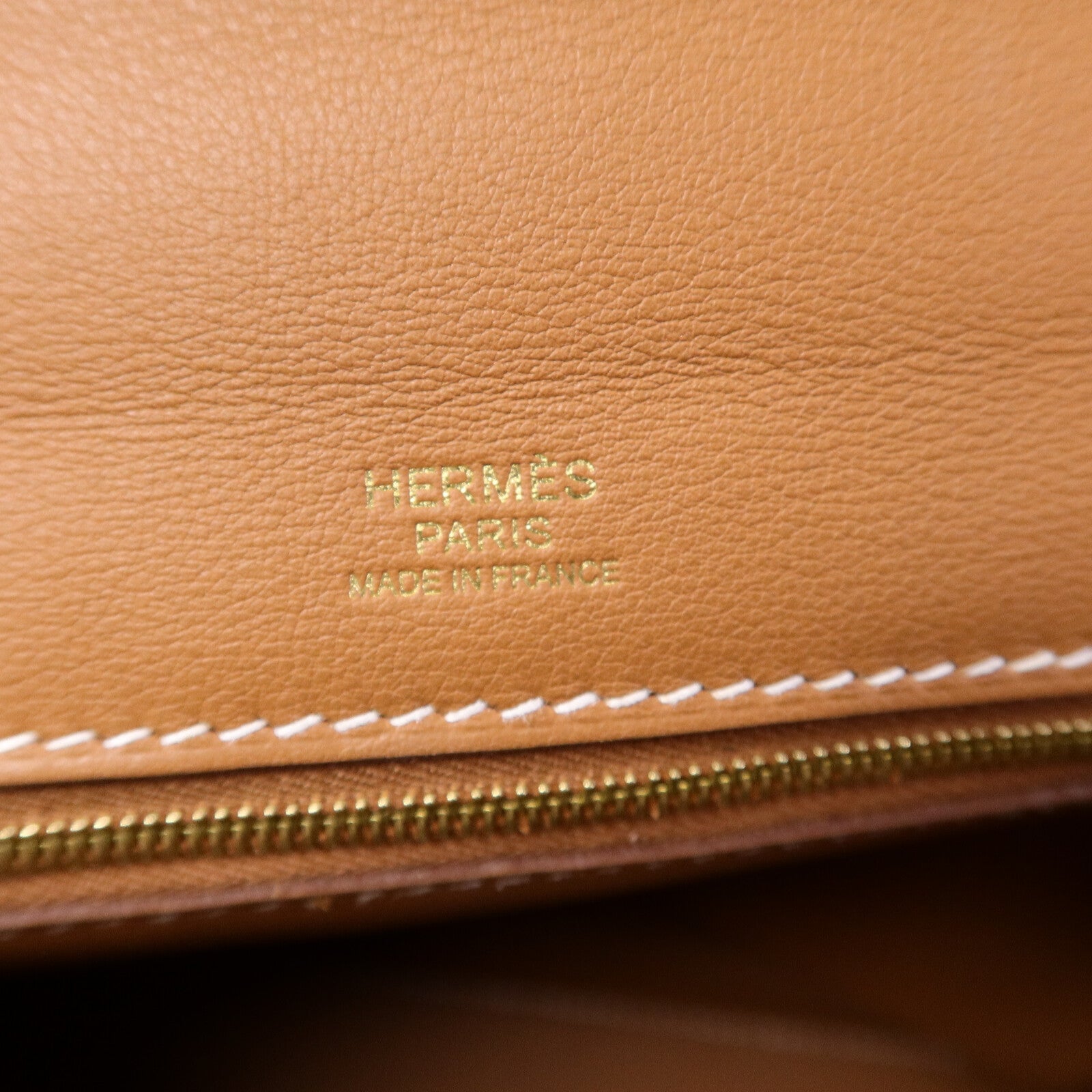 HERMES Clemence皮革24/24 29cm手挽肩背兩用袋Gold