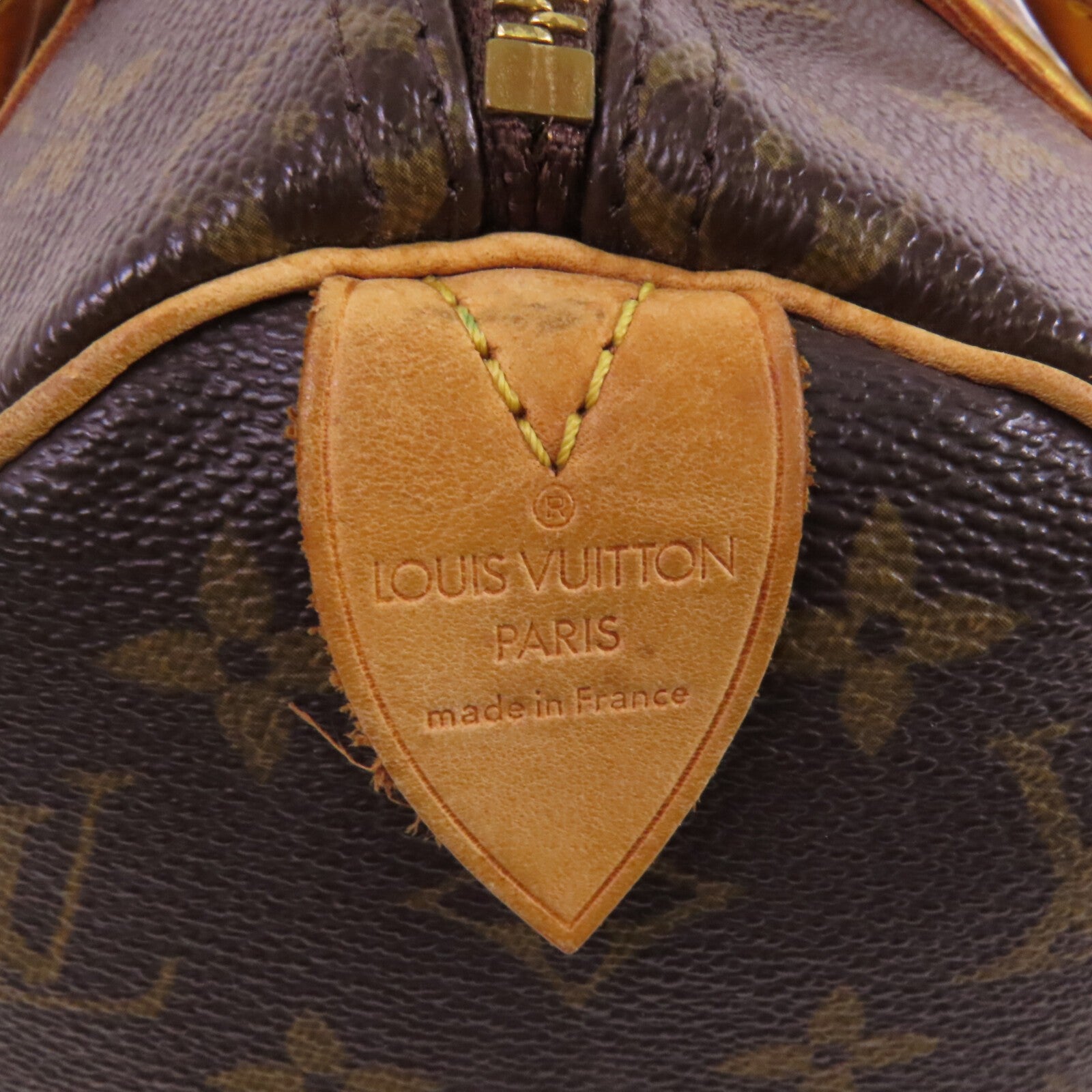 LOUIS VUITTON Monogram Speedy 25金扣手挽袋
