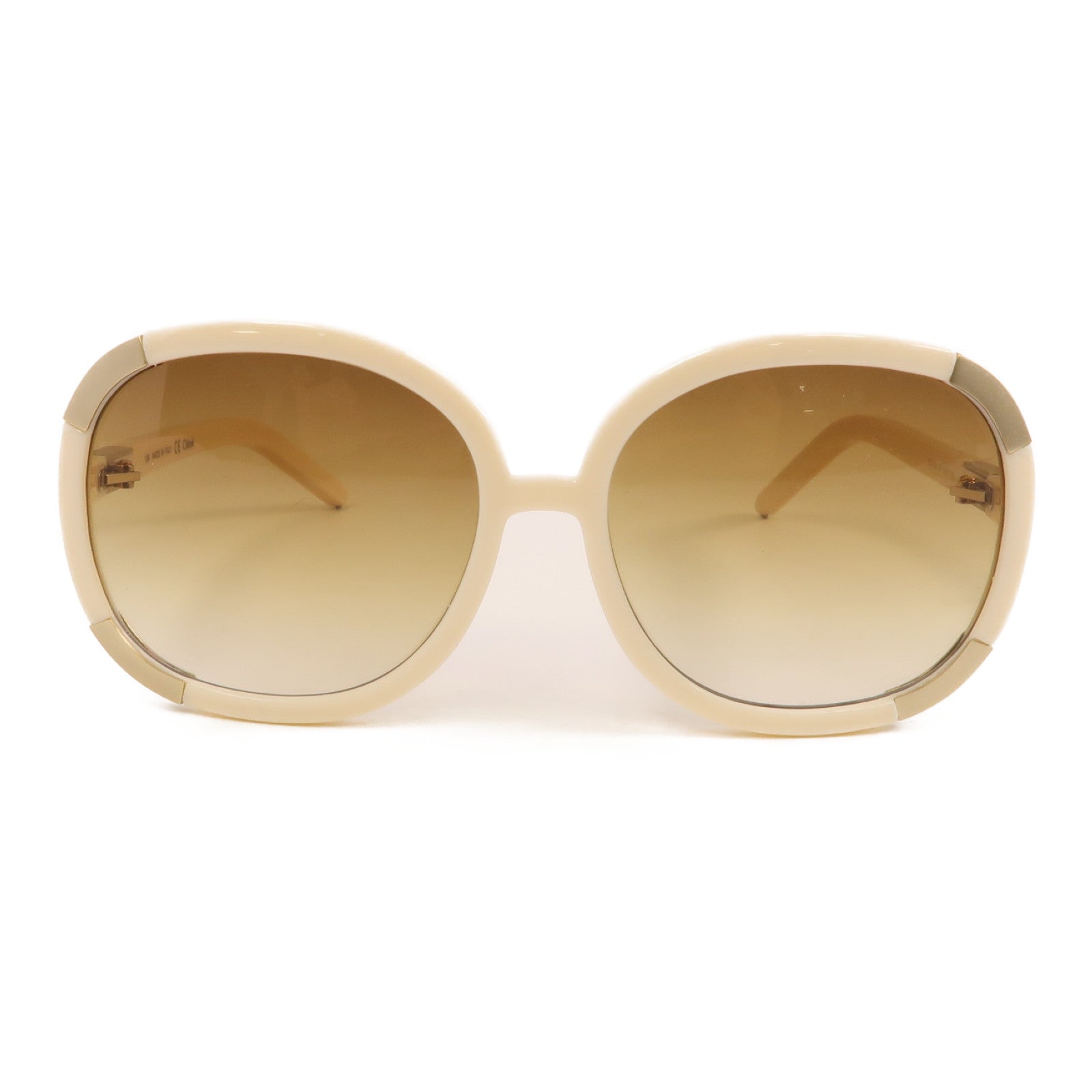 Chloe PVC Sunglasses太陽眼鏡白色/黃色