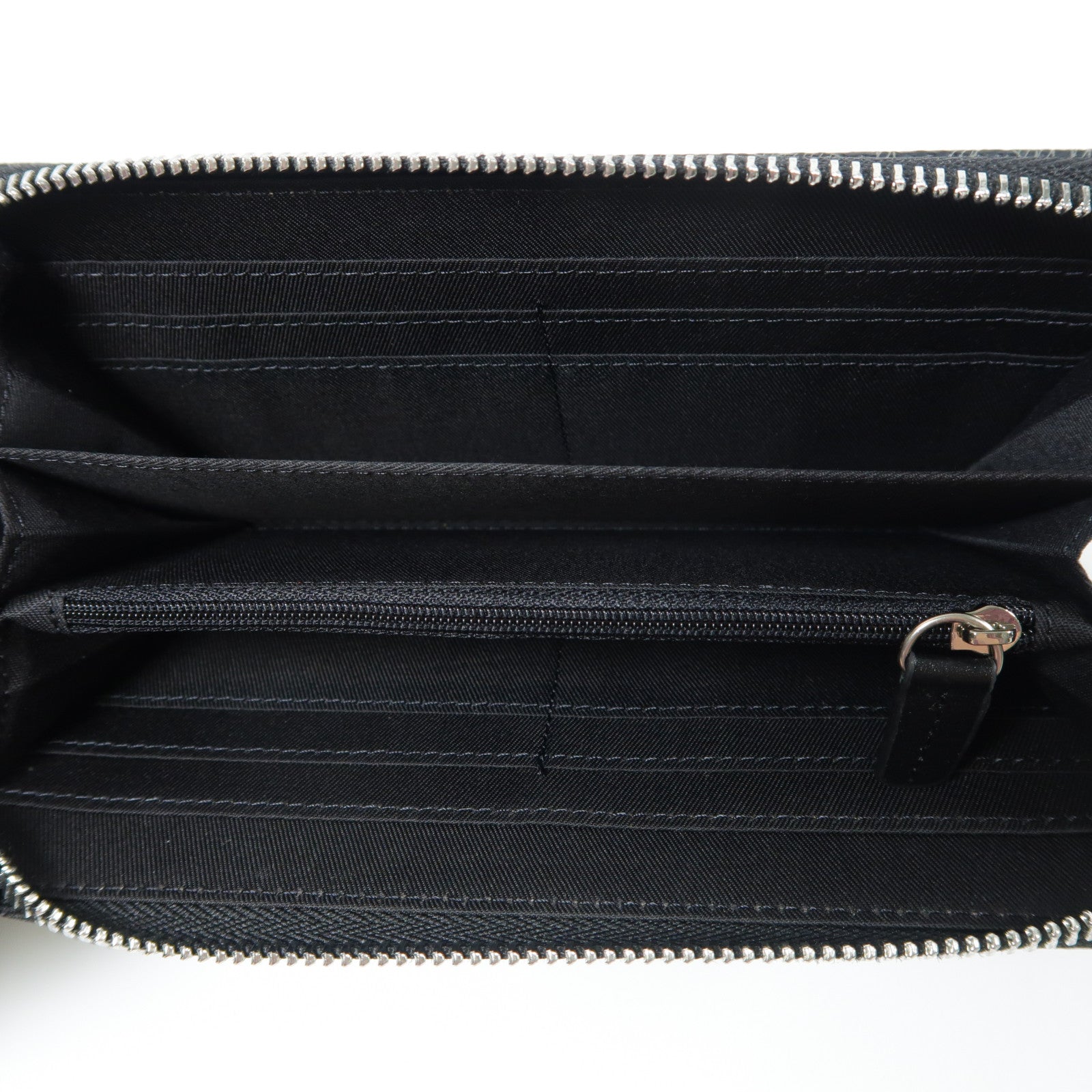 Calvin Klein 塗層帆布Long Wallet銀扣長錢包