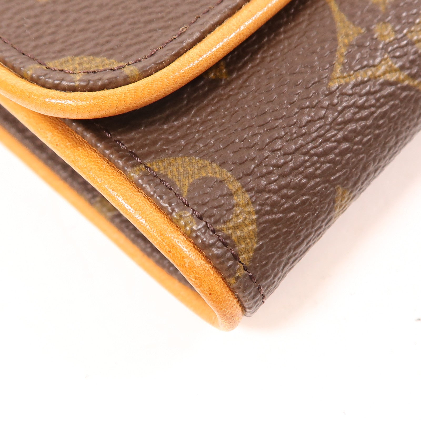 LOUIS VUITTON LV GHW Pochette Twin GM Shoulder Bag M51852 Monogram Brown