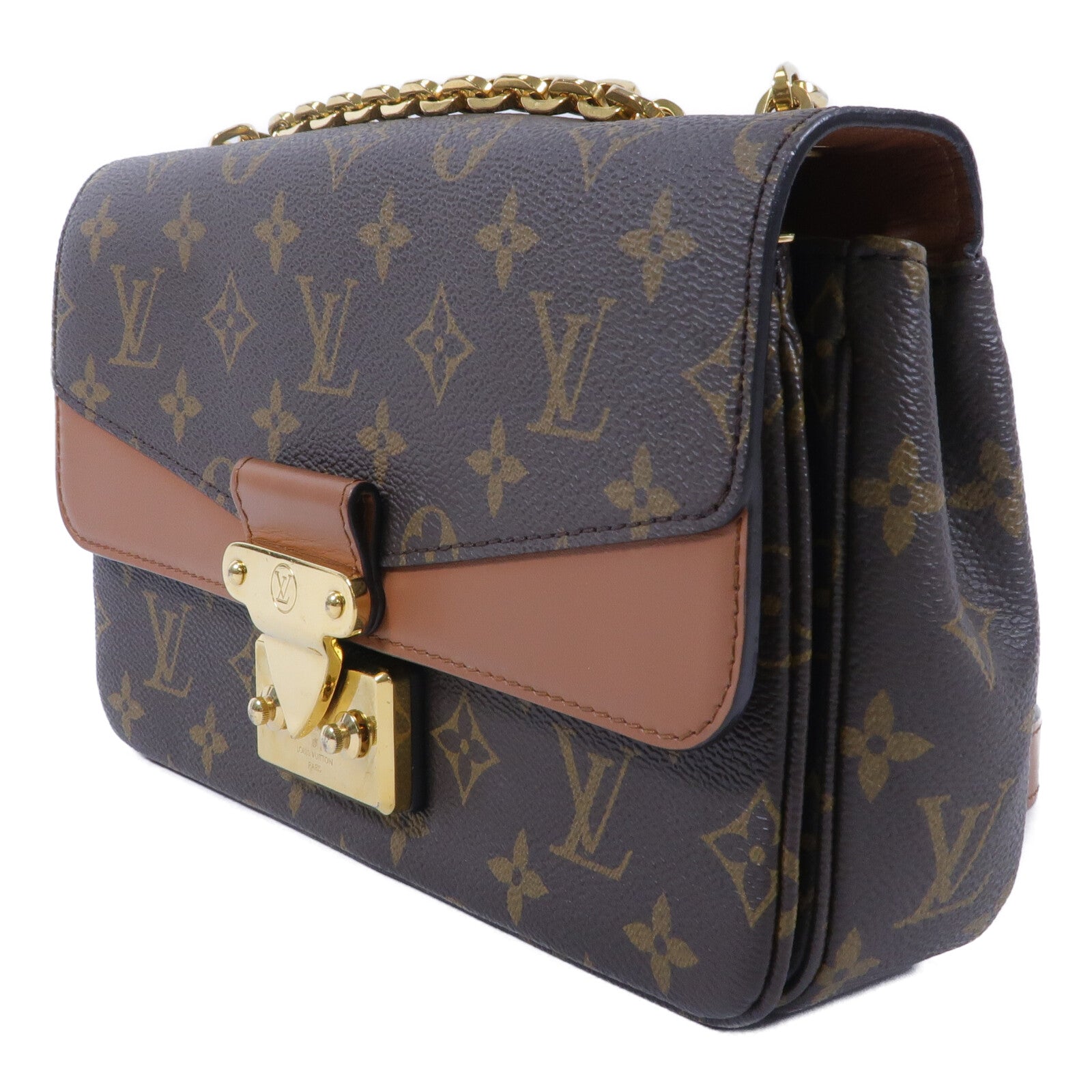 LOUIS VUITTON Monogram Marceau鏈帶肩背袋