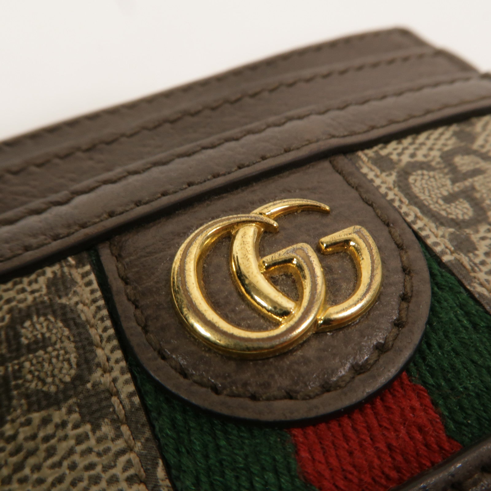 GUCCI 塗層帆布Ophidia GG Card Case卡片套