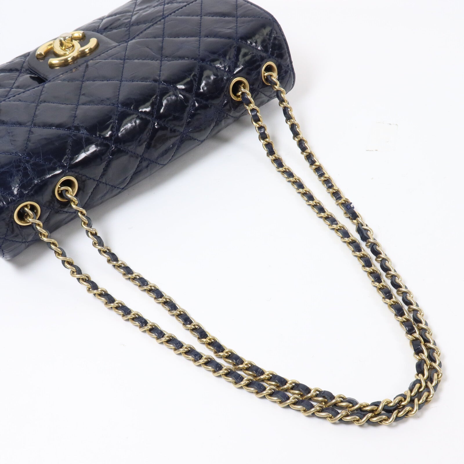 CHANEL 牛皮皮革Chain Shoulder Bag鏈帶肩背袋