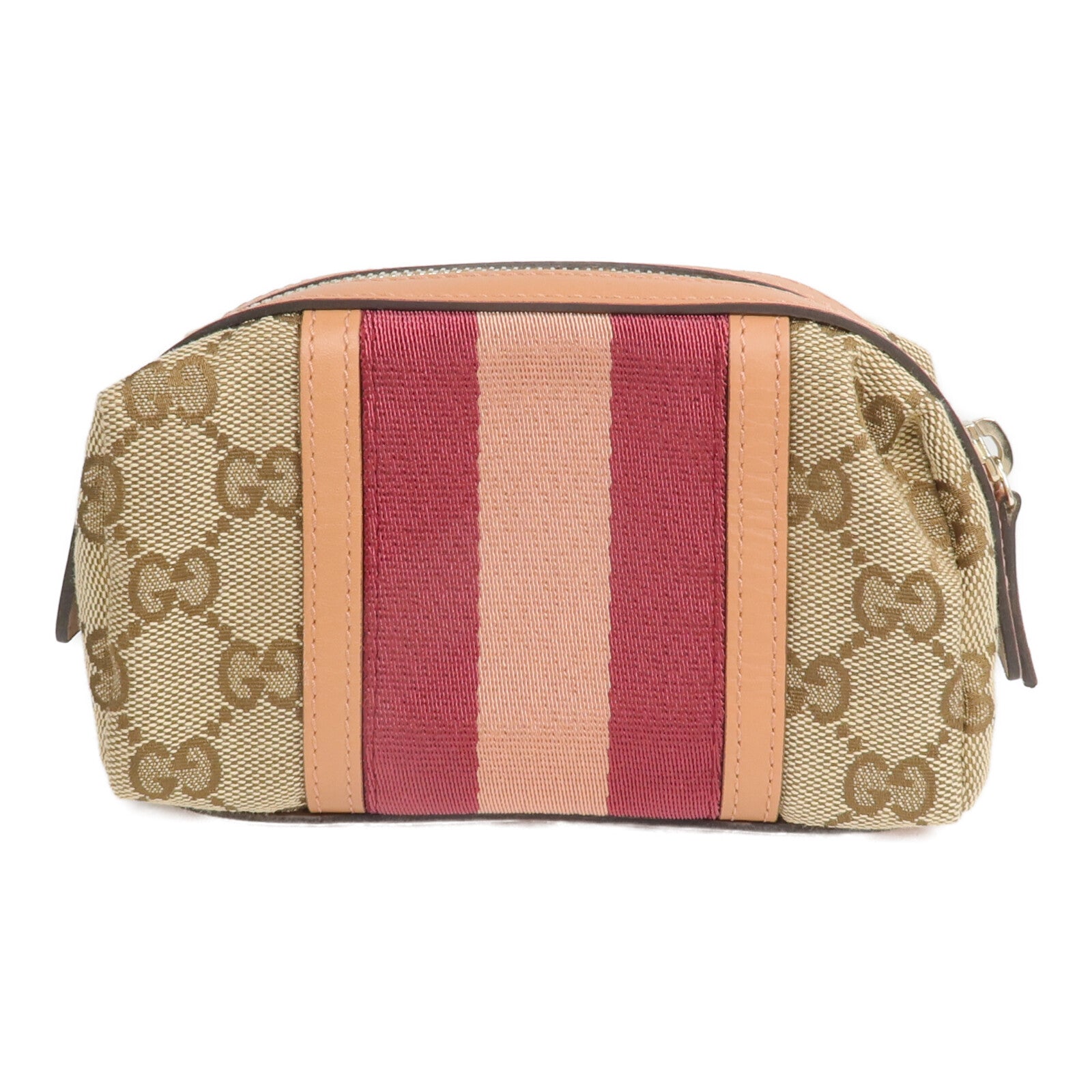 GUCCI 帆布/皮革Pouch手拿包